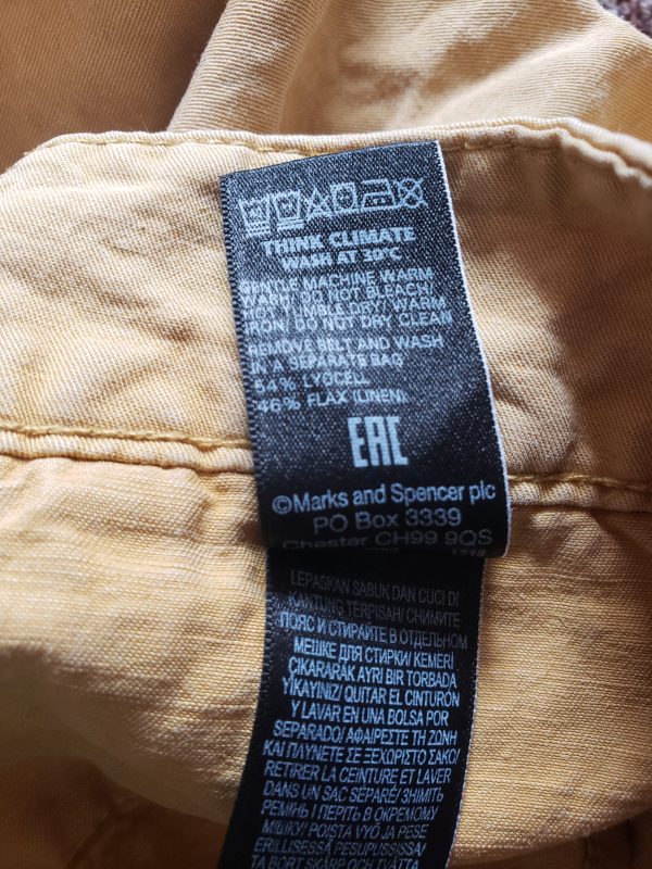 Жіночі шорти M&S Collection з льону б/в - Зображення 8
