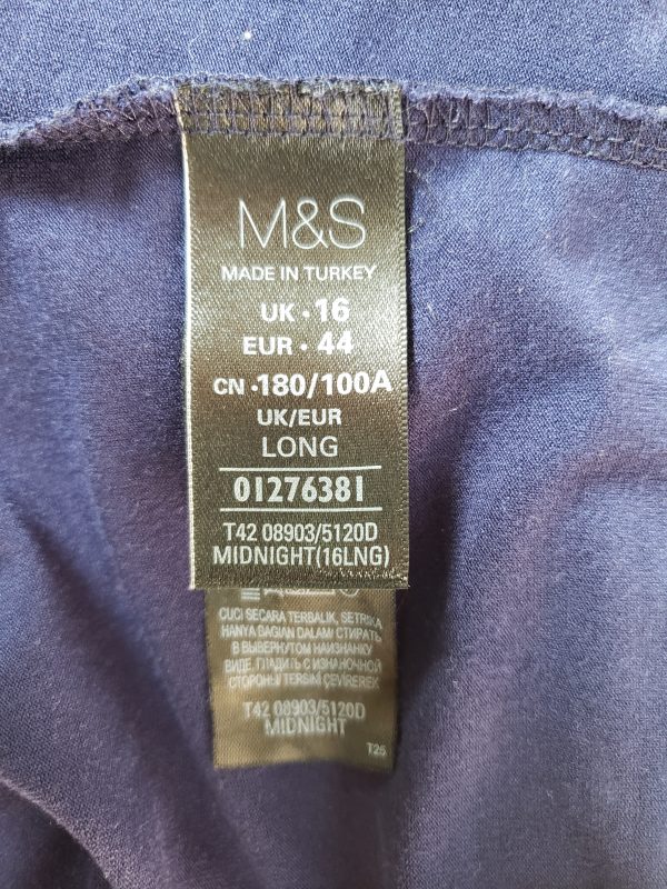 Жіноча сукня M&S темно-синя б/в - Зображення 9
