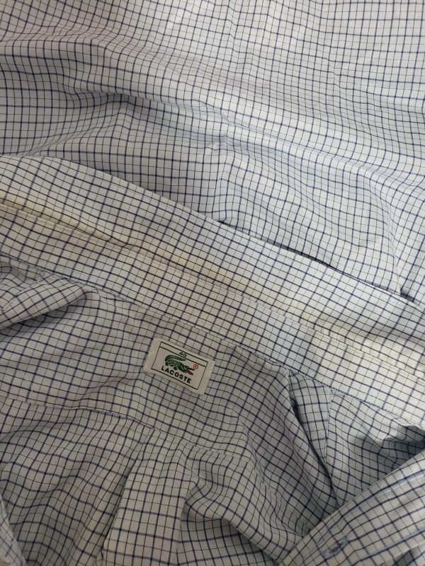 Чоловіча сорочка Lacoste з коротким рукавом б/в - Зображення 7