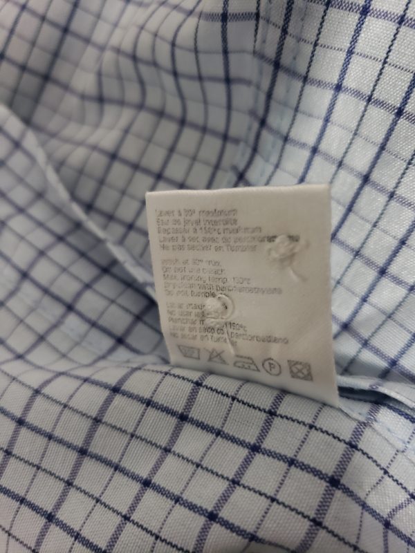 Чоловіча сорочка Lacoste з коротким рукавом б/в - Зображення 10