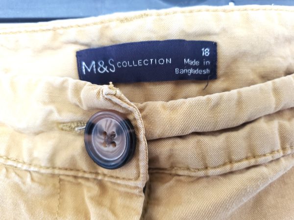 Жіночі шорти M&S Collection з льону б/в - Зображення 3