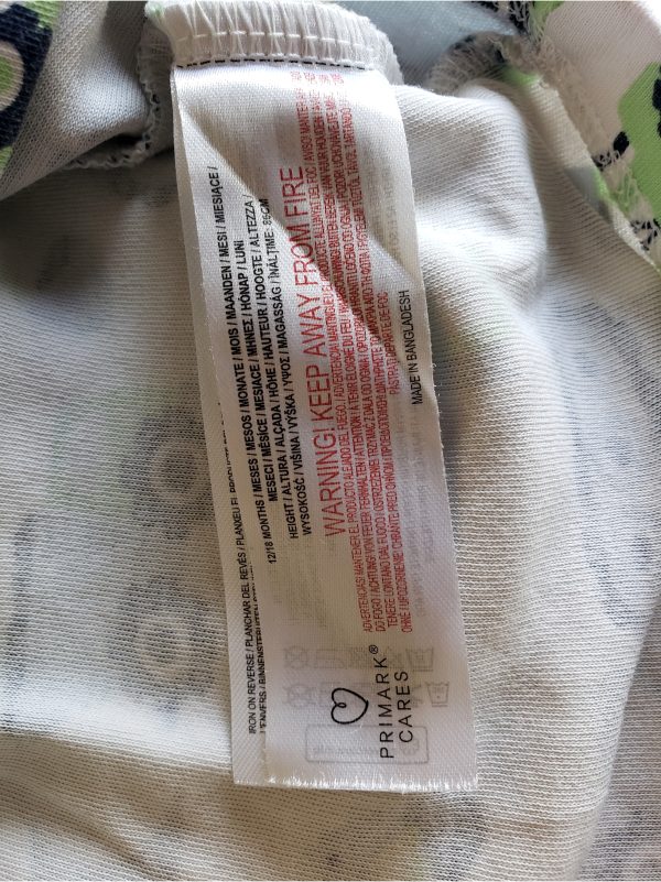 Дитяча кофта від піжами Primark з принтом техніки 12-18 місяців - Зображення 7