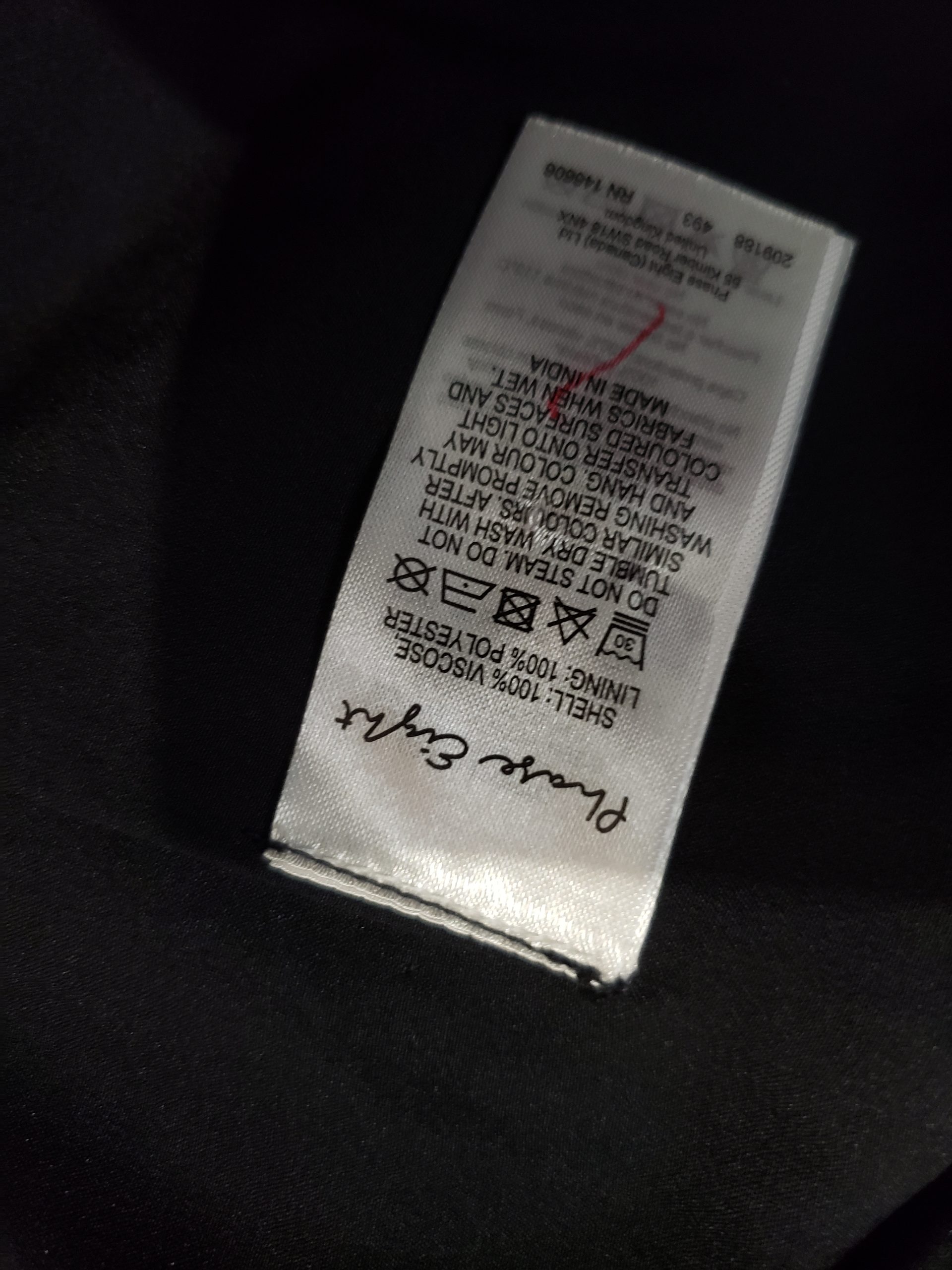 Чорна сукня з вишивкою віскоза - елегантна жіноча сукня з квітковим принтом 10 Чорна сукня з вишивкою віскоза - елегантна жіноча сукня з квітковим принтом - Зображення 10