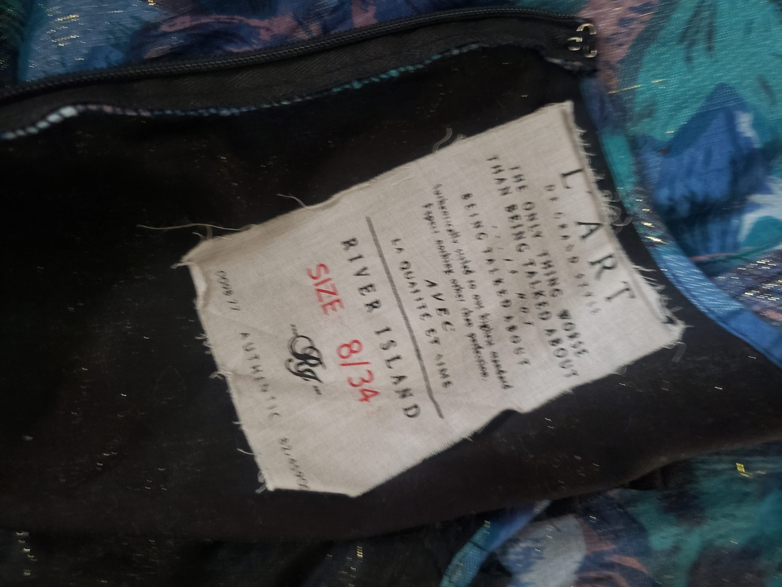 Жіноча синя сукня з квітковим принтом - котонова сукня без рукавів в ідеальному стані 9 Жіноча синя сукня з квітковим принтом - котонова сукня без рукавів в ідеальному стані - Зображення 9