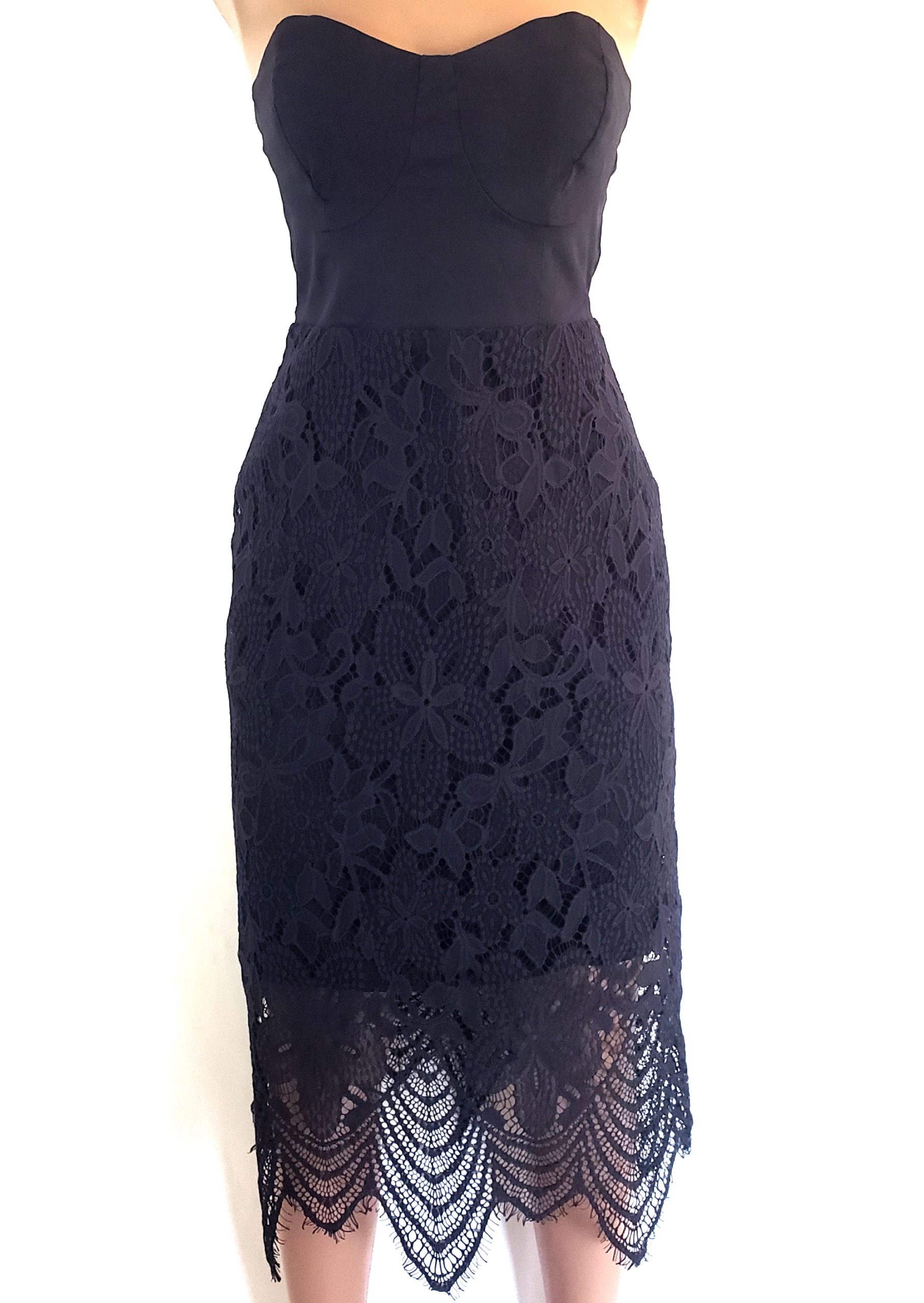 Чорна коктейльна сукня Lipsy з мереживом - вечірня сукня для особливих випадків 4 Чорна коктейльна сукня Lipsy з мереживом - вечірня сукня для особливих випадків - Зображення 4