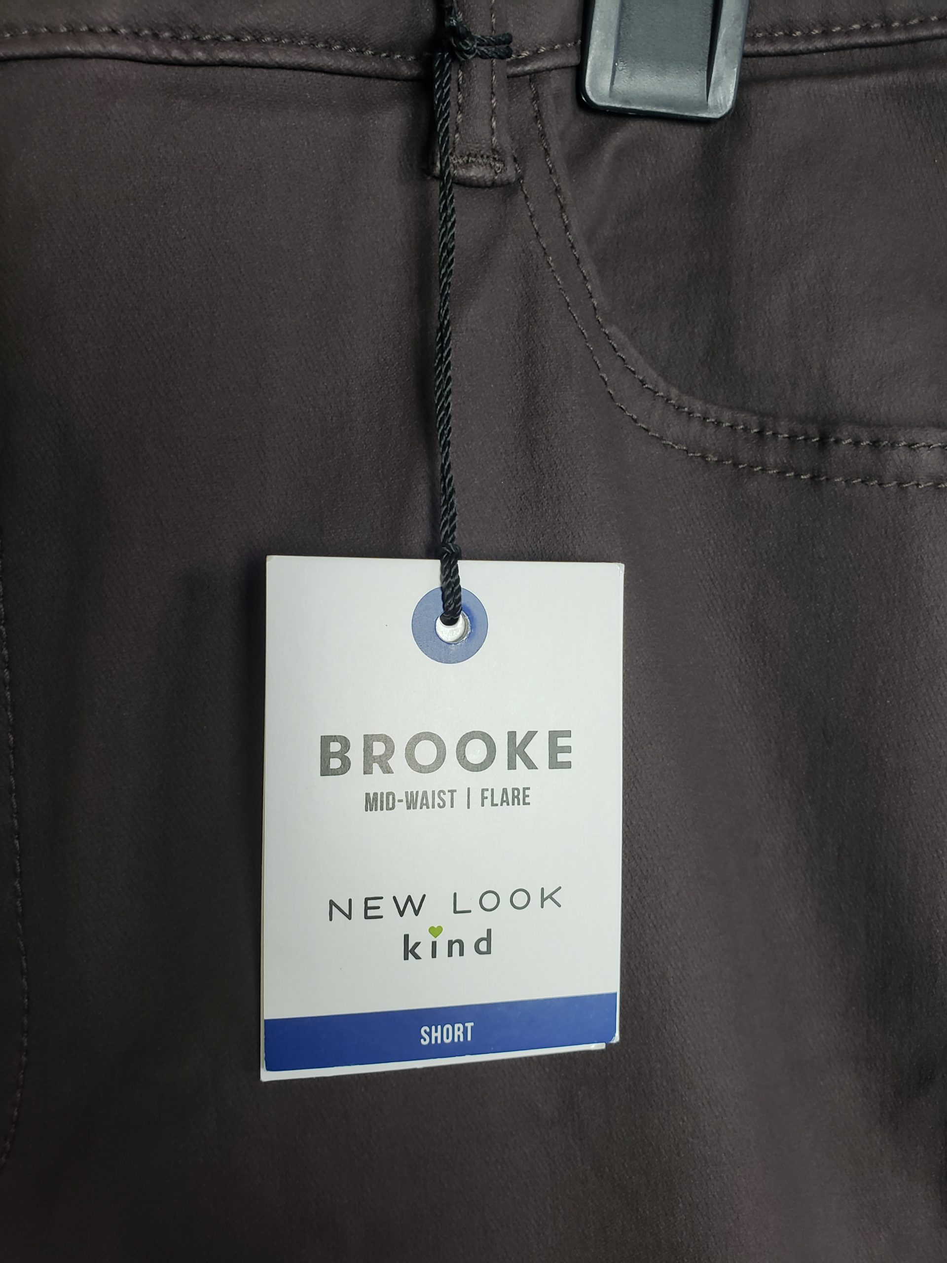 Коричневі жіночі брюки з віскози New Look Brooke - класичні штани з високою талією 14 Коричневі жіночі брюки з віскози New Look Brooke - класичні штани з високою талією - Зображення 14