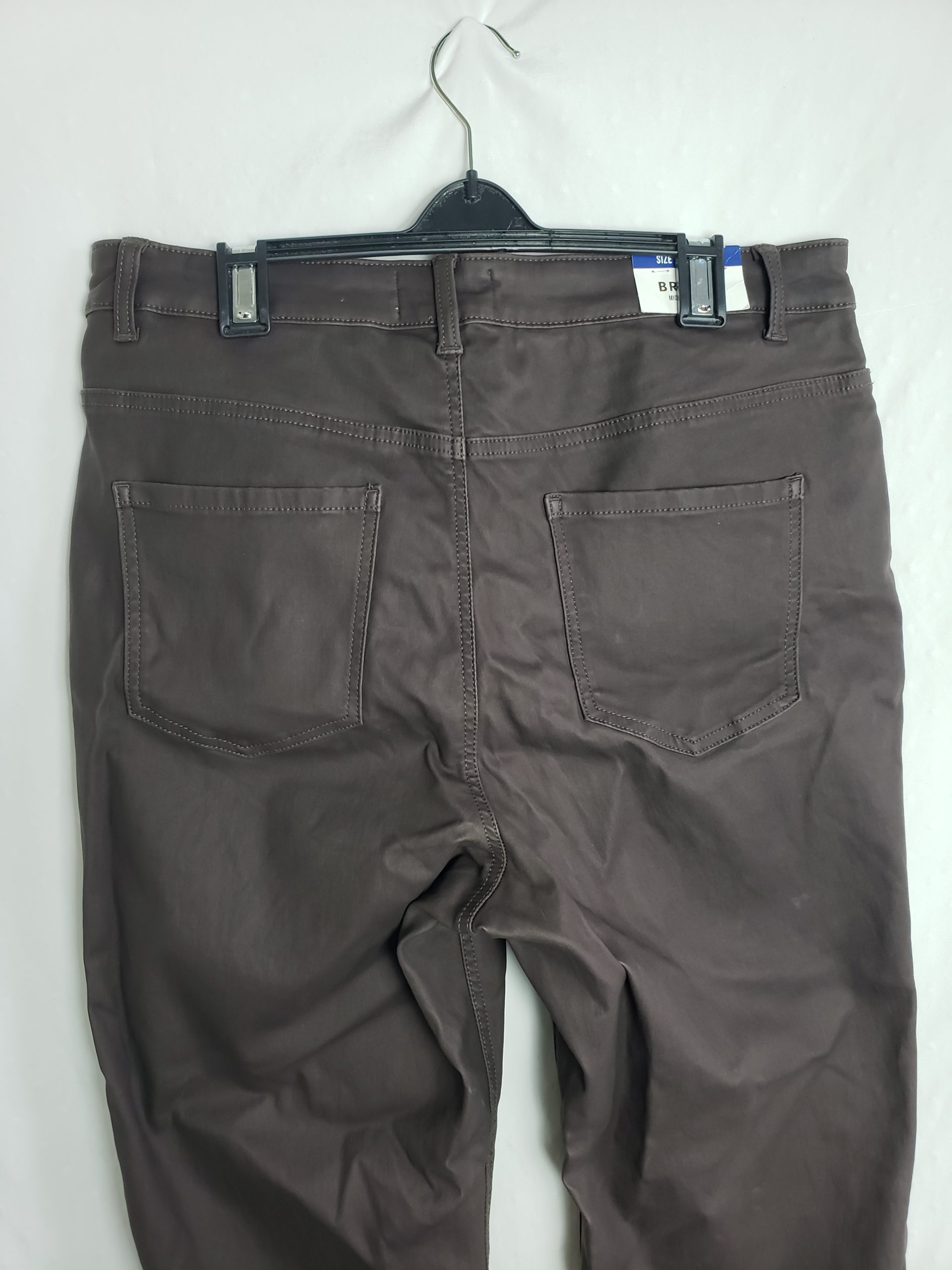 Коричневі жіночі брюки з віскози New Look Brooke - класичні штани з високою талією 7 Коричневі жіночі брюки з віскози New Look Brooke - класичні штани з високою талією - Зображення 7