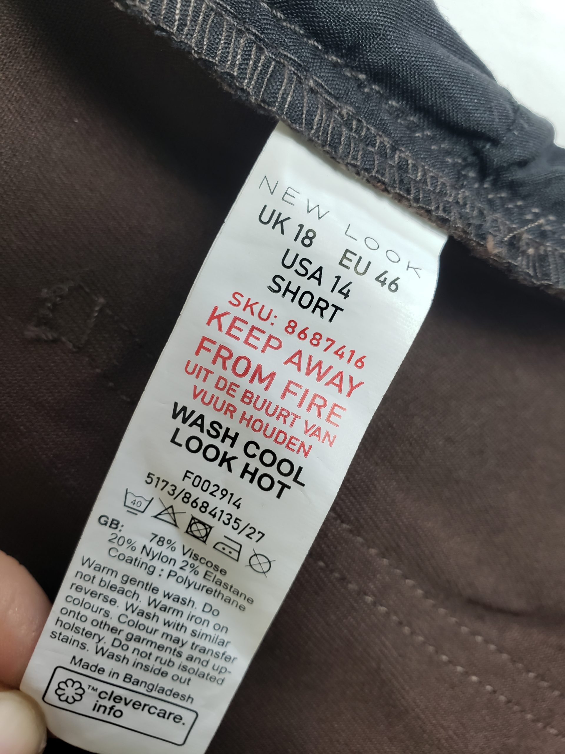 Коричневі жіночі брюки з віскози New Look Brooke - класичні штани з високою талією 2 Коричневі жіночі брюки з віскози New Look Brooke - класичні штани з високою талією - Зображення 2