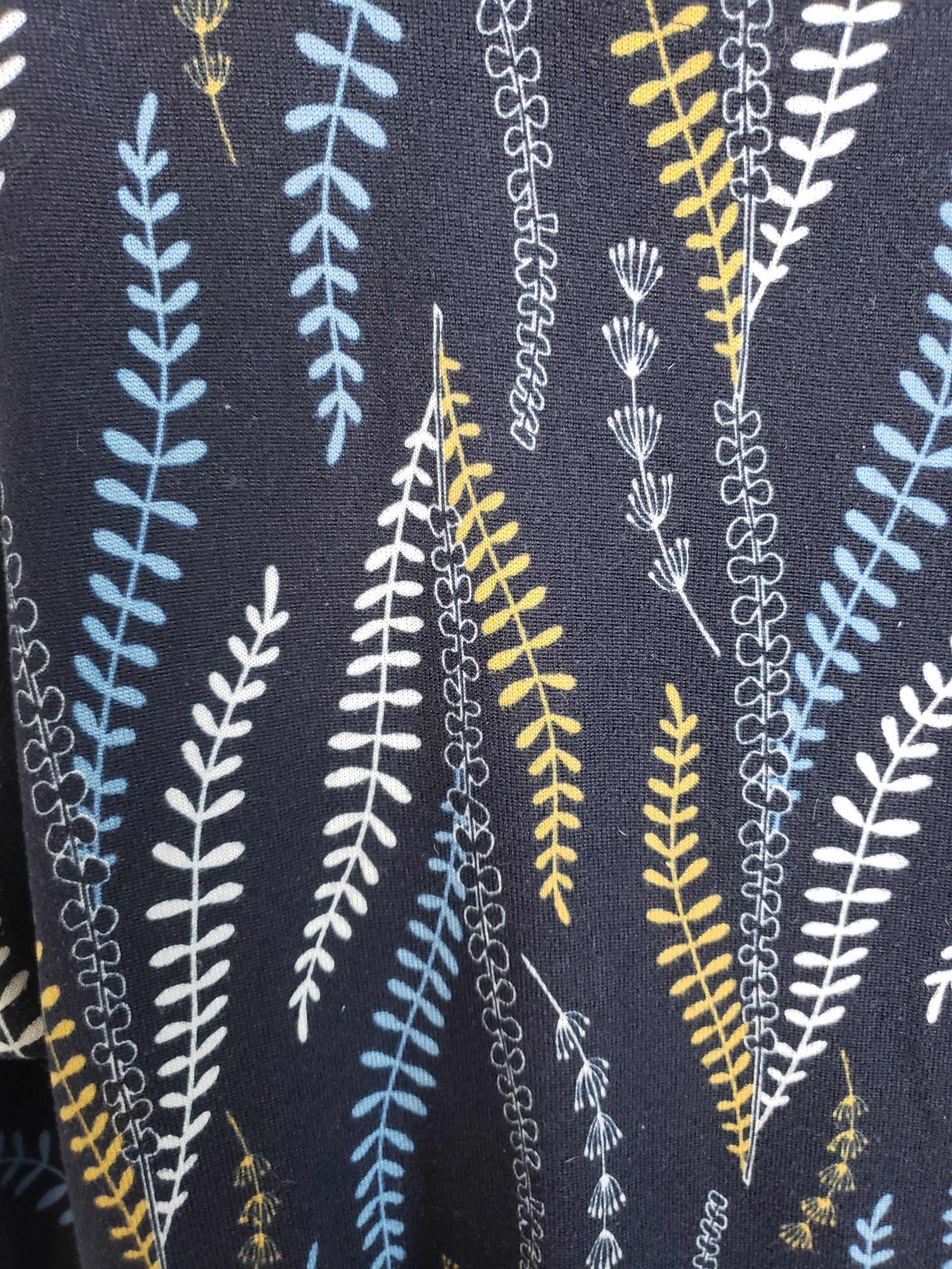 Синя сукня XL з рослинним принтом - вживаний одяг з поліестеру в ідеальному стані 8 Синя сукня XL з рослинним принтом - вживаний одяг з поліестеру в ідеальному стані - Зображення 8