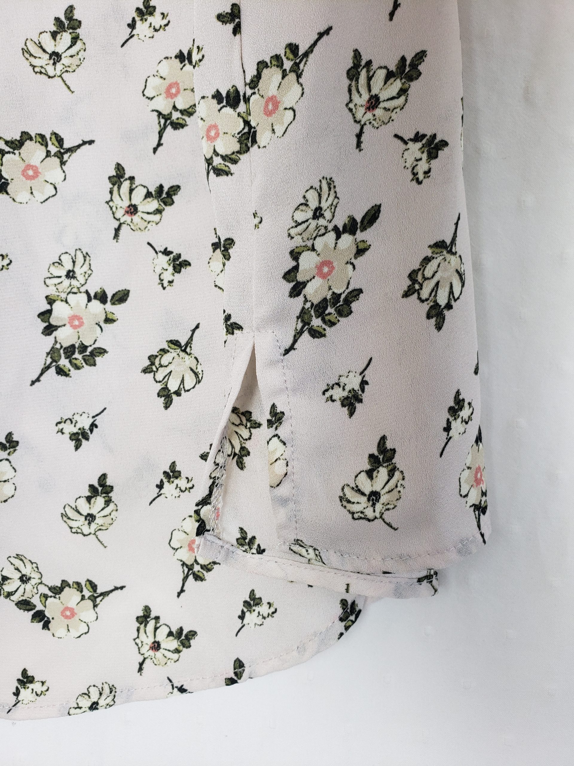 Біла сорочка без рукавів з квітковим принтом - літній офісний стиль повсякденний одяг 8 Біла сорочка без рукавів з квітковим принтом - літній офісний стиль повсякденний одяг - Зображення 8