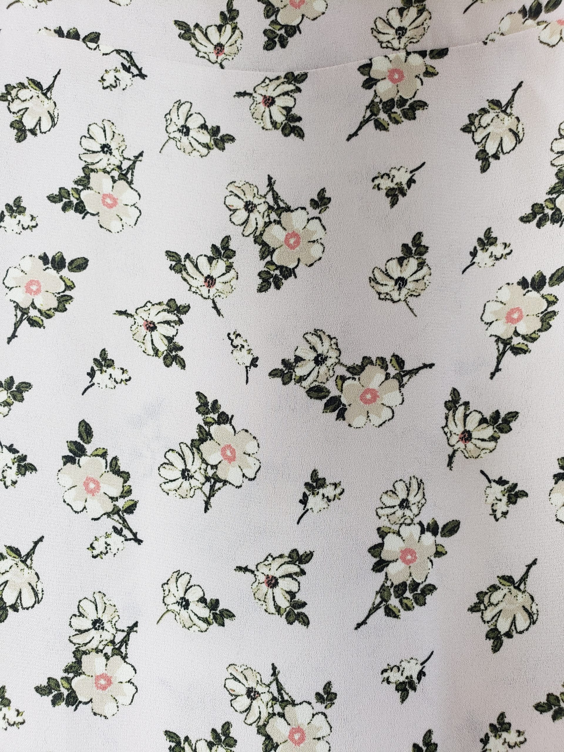 Біла сорочка без рукавів з квітковим принтом - літній офісний стиль повсякденний одяг 7 Біла сорочка без рукавів з квітковим принтом - літній офісний стиль повсякденний одяг - Зображення 7