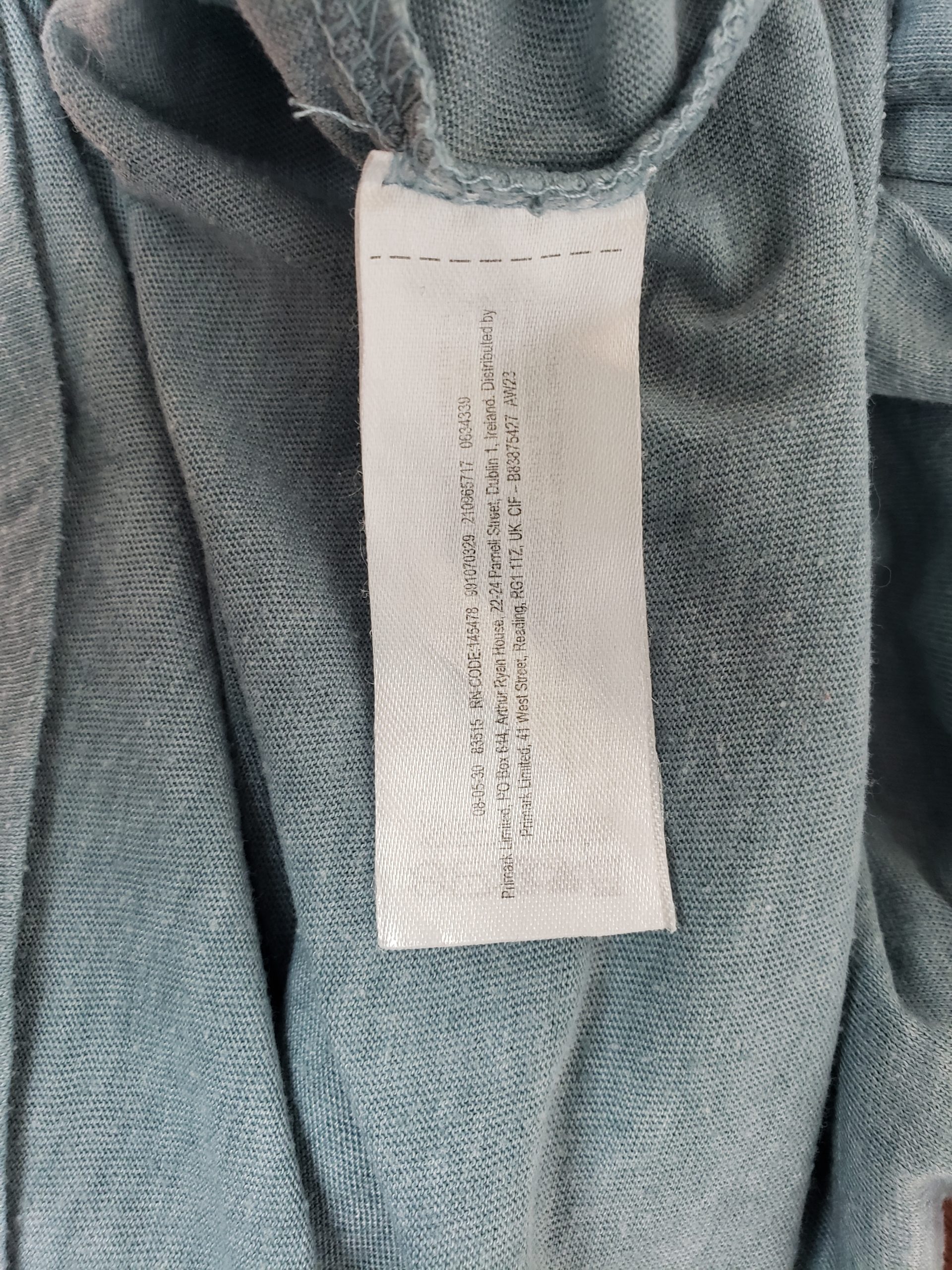 Бакитний лонгслів Primark - повсякденний базовий топ для щоденного носіння 4 Бакитний лонгслів Primark - повсякденний базовий топ для щоденного носіння - Зображення 4