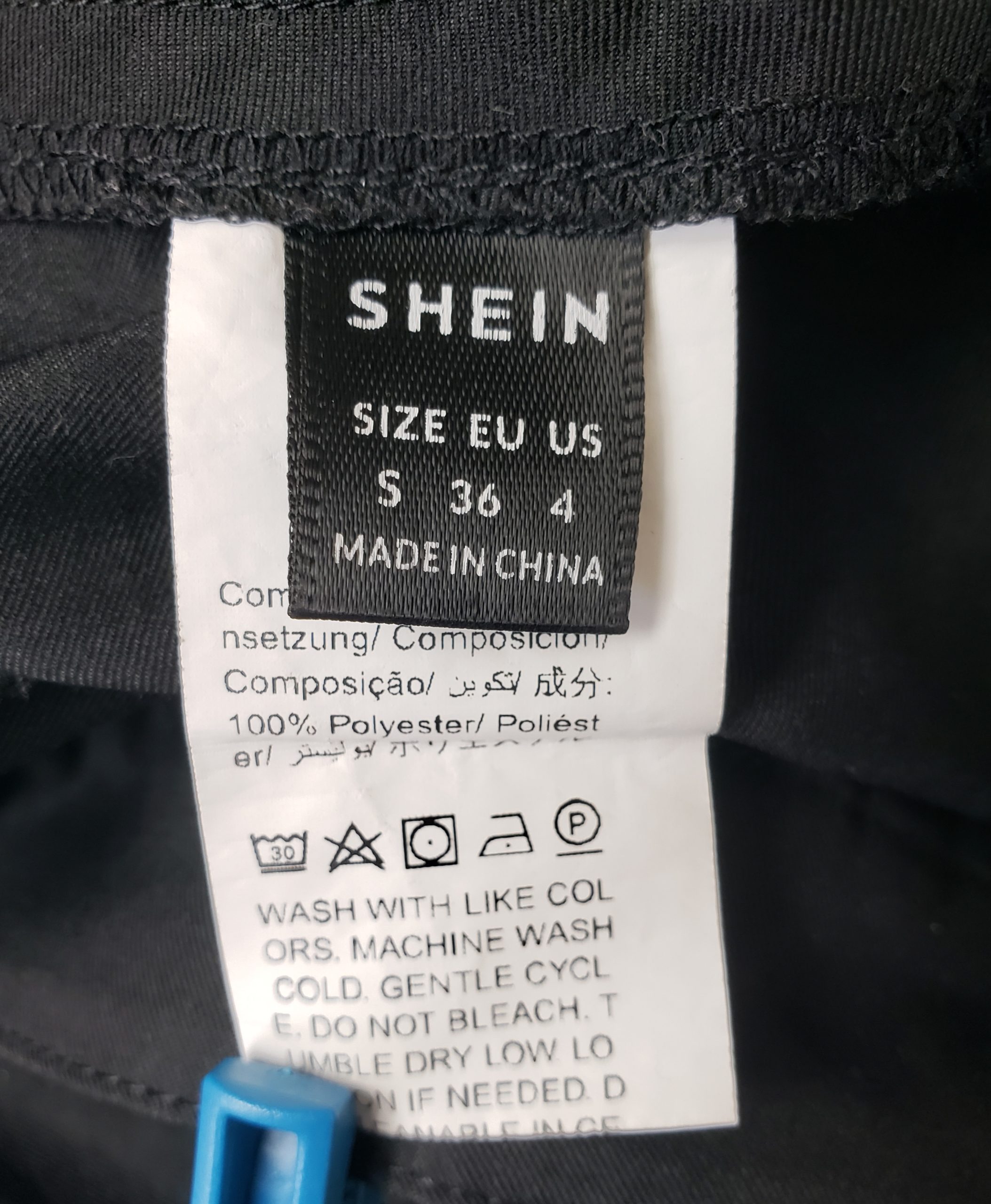 Чорні карго штани SHEIN - стильні брюки для повсякденного носіння та офісу 6 Чорні карго штани SHEIN - стильні брюки для повсякденного носіння та офісу - Зображення 6