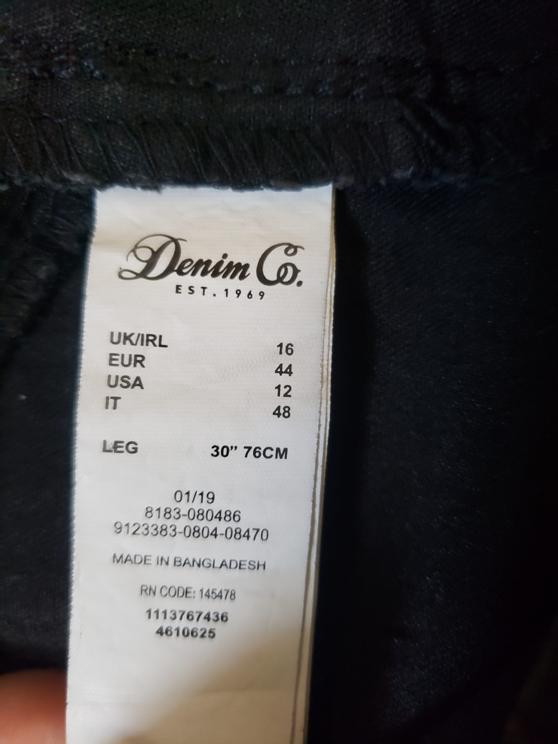 Чорні жіночі джинси Denim Co. з бавовни - класичні штани в ідеальному стані 6 Чорні жіночі джинси Denim Co. з бавовни - класичні штани в ідеальному стані - Зображення 6