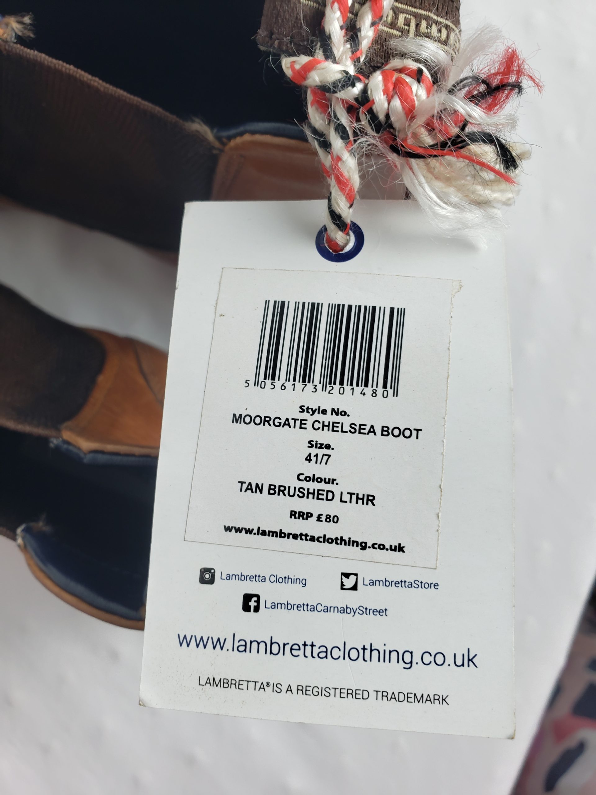 Чоловічі шкіряні черевики Lambretta коричневі 41 розмір - осіннє взуття з натуральної шкіри 3 Чоловічі шкіряні черевики Lambretta коричневі 41 розмір - осіннє взуття з натуральної шкіри - Зображення 3