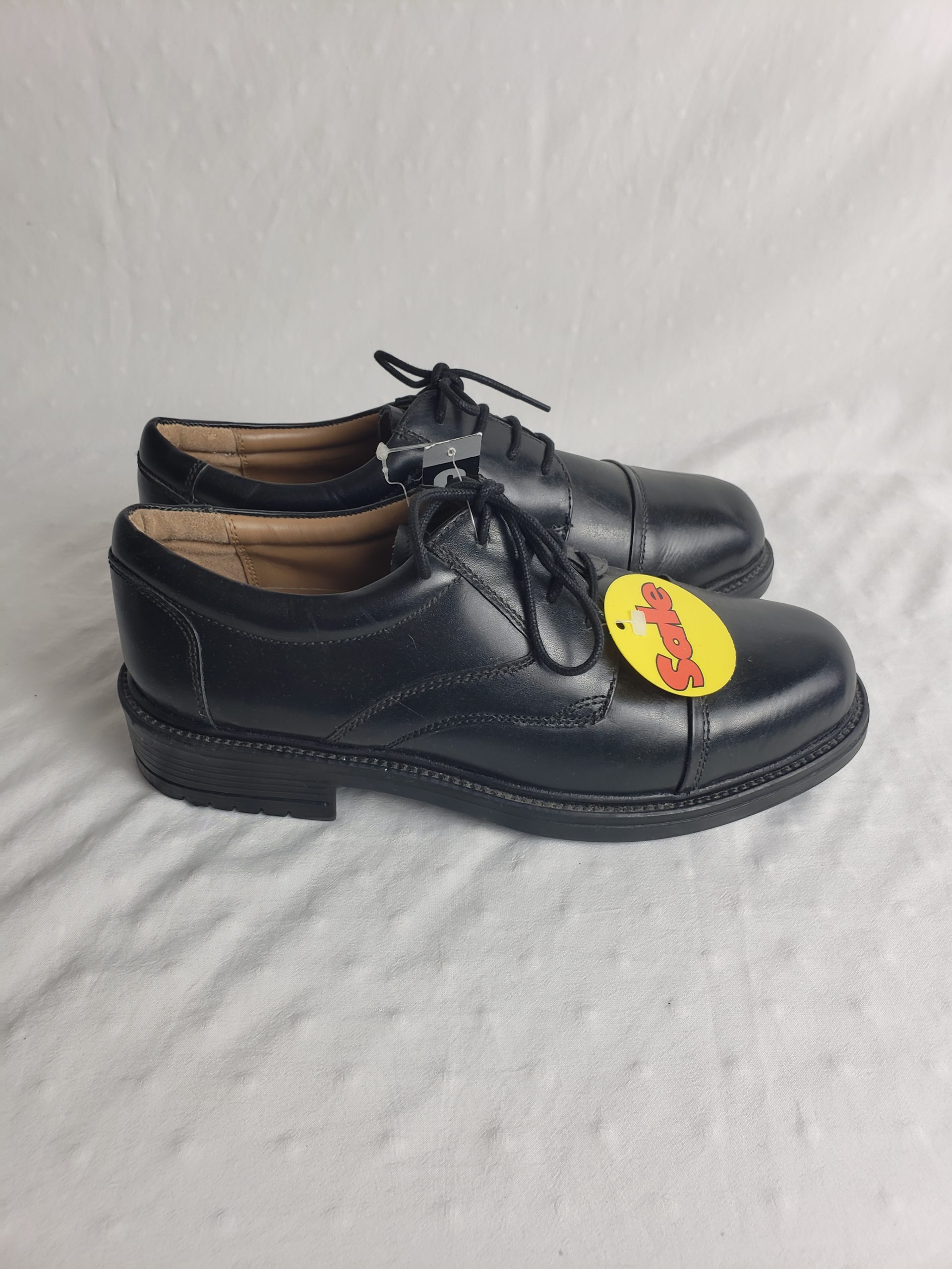 Чорні шкіряні туфлі чоловічі 42 розмір - осіннє взуття для офісу та повсякденного носіння 5 Чорні шкіряні туфлі чоловічі 42 розмір - осіннє взуття для офісу та повсякденного носіння - Зображення 5