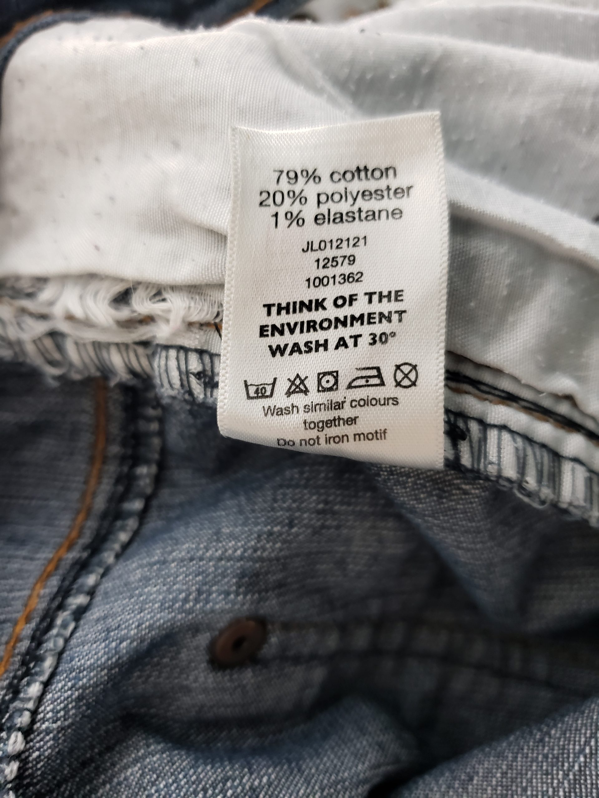 Сині джинси з вишивкою вживані жіночі повсякденні стильні 9 Сині джинси з вишивкою вживані жіночі повсякденні стильні - Зображення 9