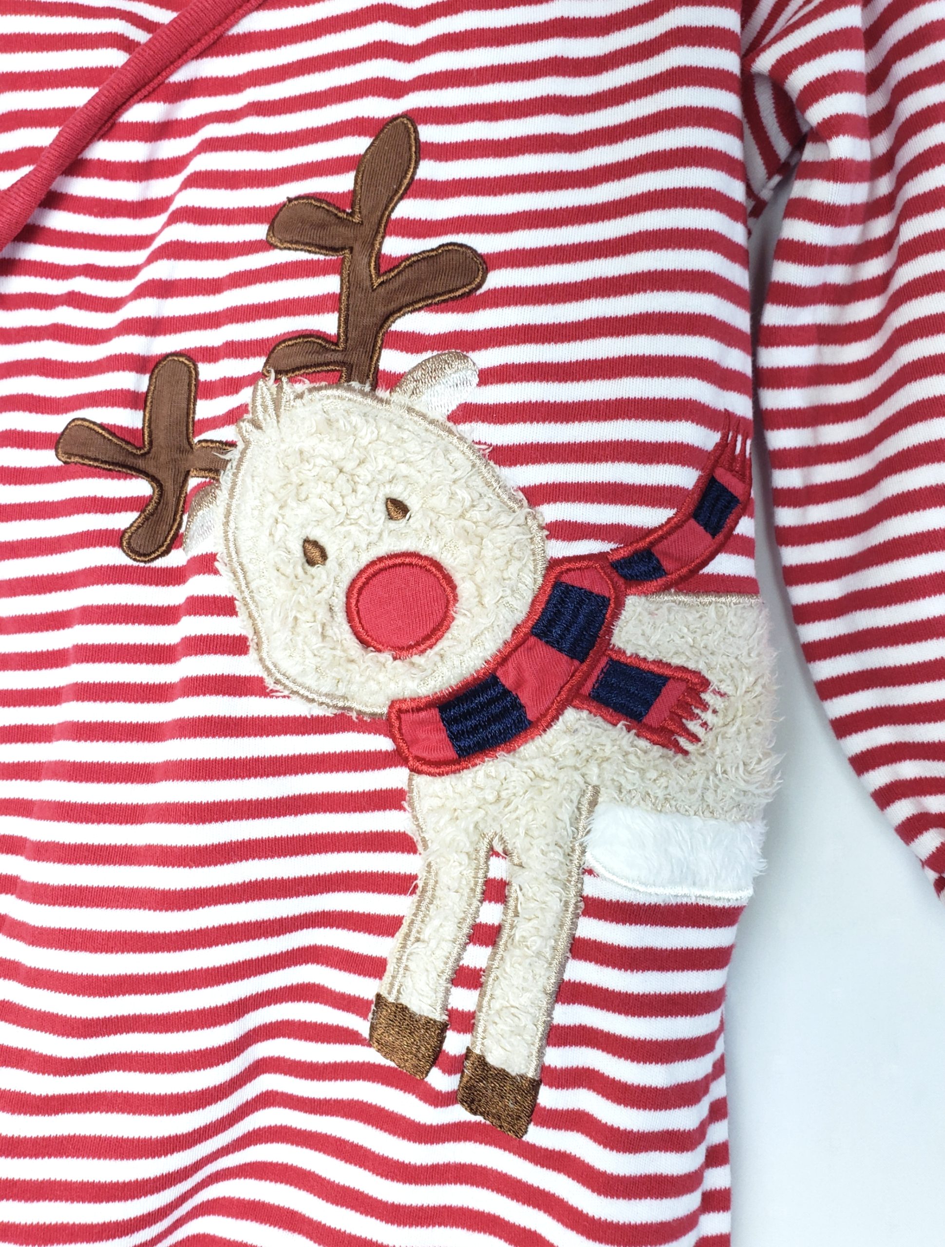 Дитячий комбінезон з оленем 9-12 місяців - святковий новорічний одяг для малюків 4 Дитячий комбінезон з оленем 9-12 місяців - святковий новорічний одяг для малюків - Зображення 4