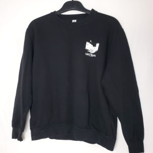 Стильний чорний світшот з принтом DE KOFFIE POT - модний vintage одяг