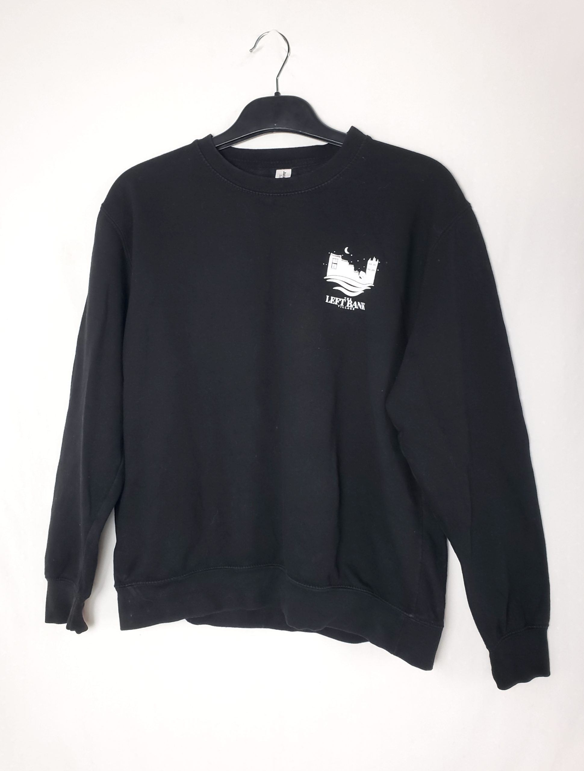 Стильний чорний світшот з принтом DE KOFFIE POT - модний vintage одяг 1 Стильний чорний світшот з принтом DE KOFFIE POT - модний vintage одяг