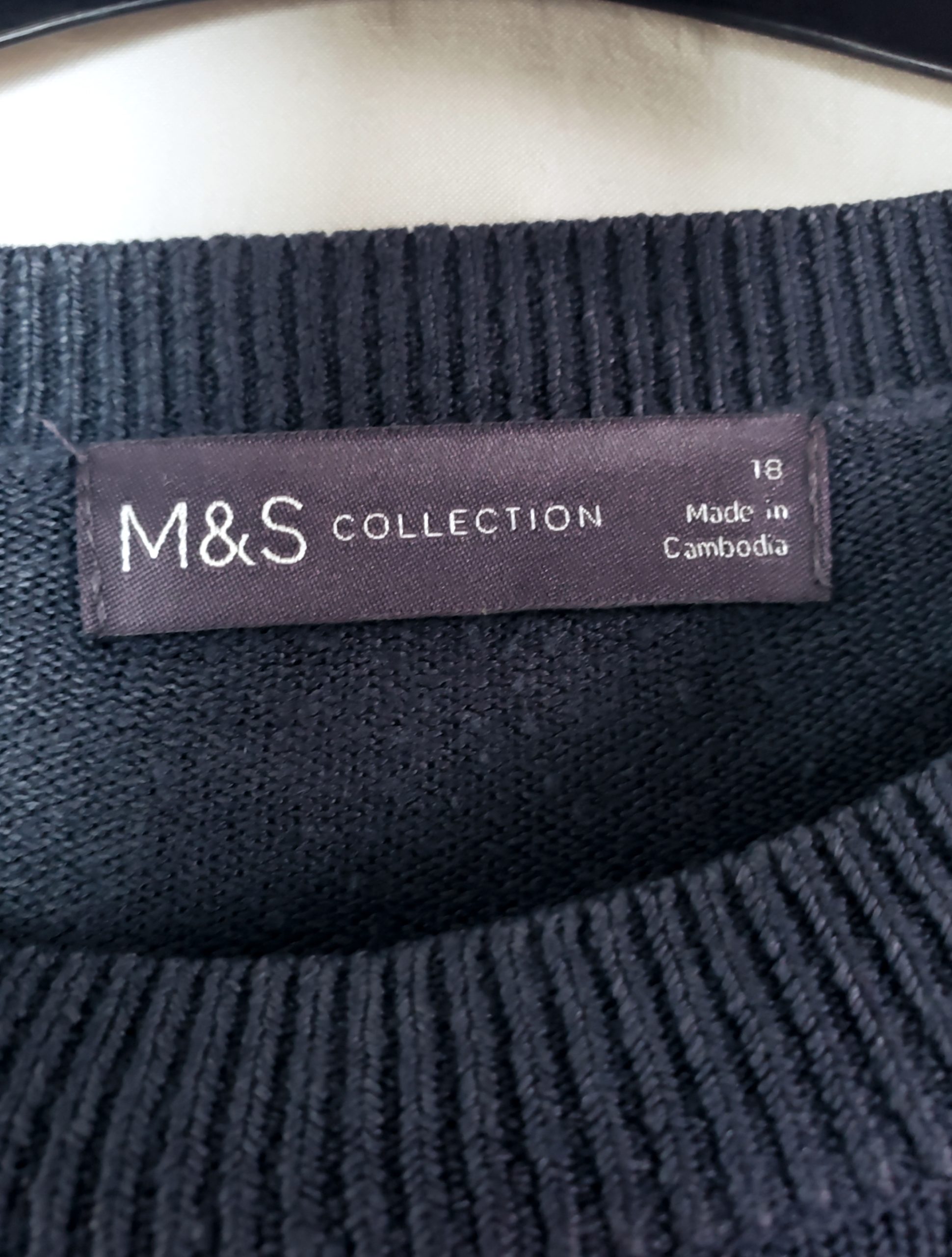 Стильний синій светр M&S - елегантний акриловий джемпер у ідеальному стані 6 Стильний синій светр M&S - елегантний акриловий джемпер у ідеальному стані - Зображення 6