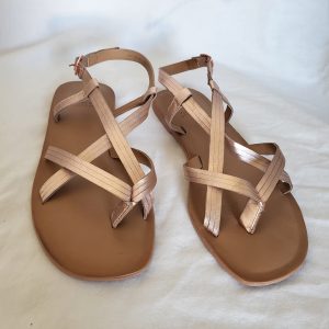 Стильні літні сандалі Forever Comfort рожеве золото - елегантне взуття 39 розмір