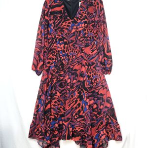 Червона сукня з принтом Roman розмір M - стильна сукня для особливих випадків та повсякденного носіння