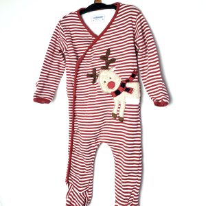 Дитячий комбінезон з оленем 9-12 місяців - святковий новорічний одяг для малюків