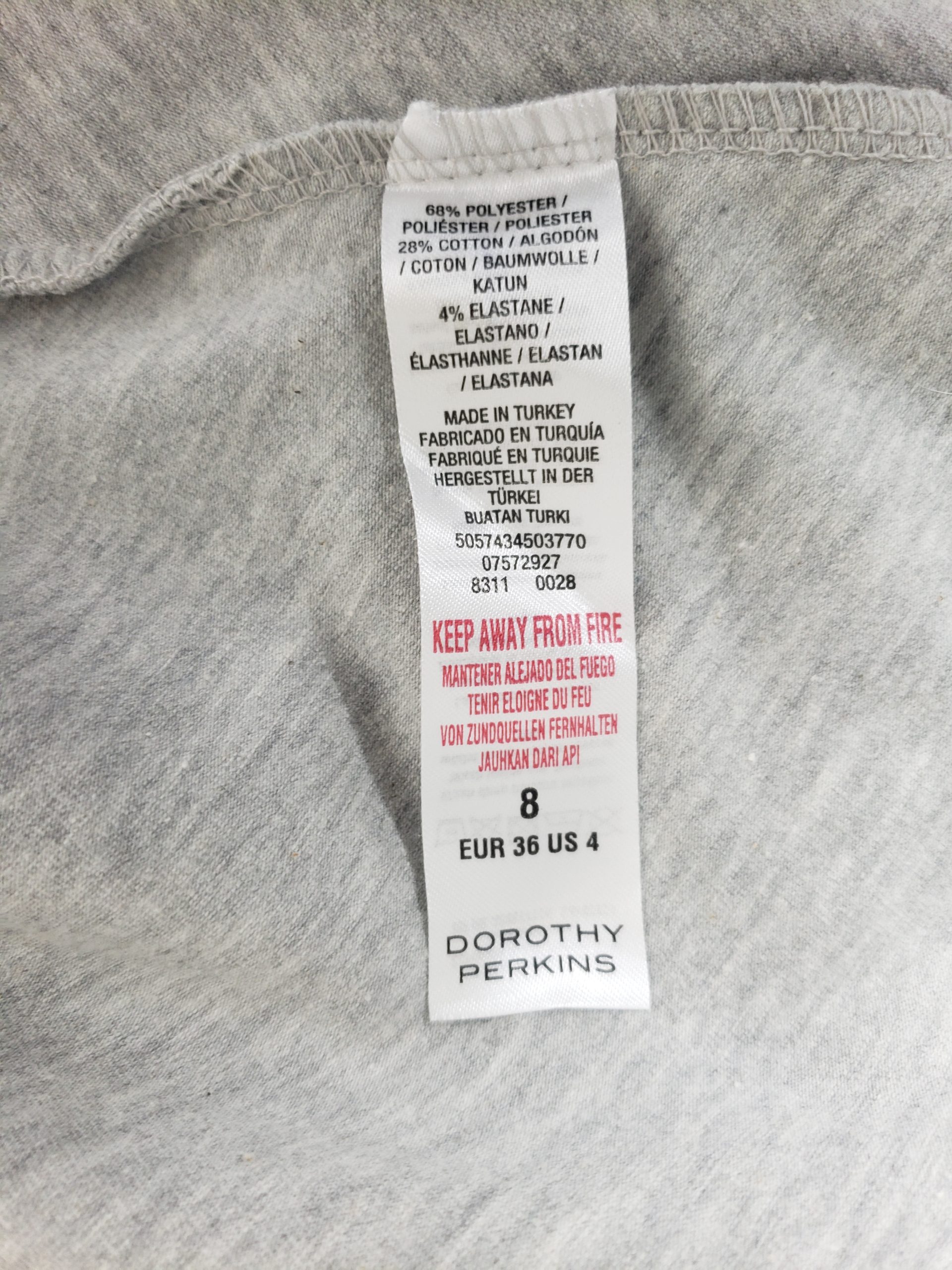 Стильна сіра сукня Dorothy Perkins - елегантний повсякденний образ з ідеальною посадкою 4 Стильна сіра сукня Dorothy Perkins - елегантний повсякденний образ з ідеальною посадкою - Зображення 4