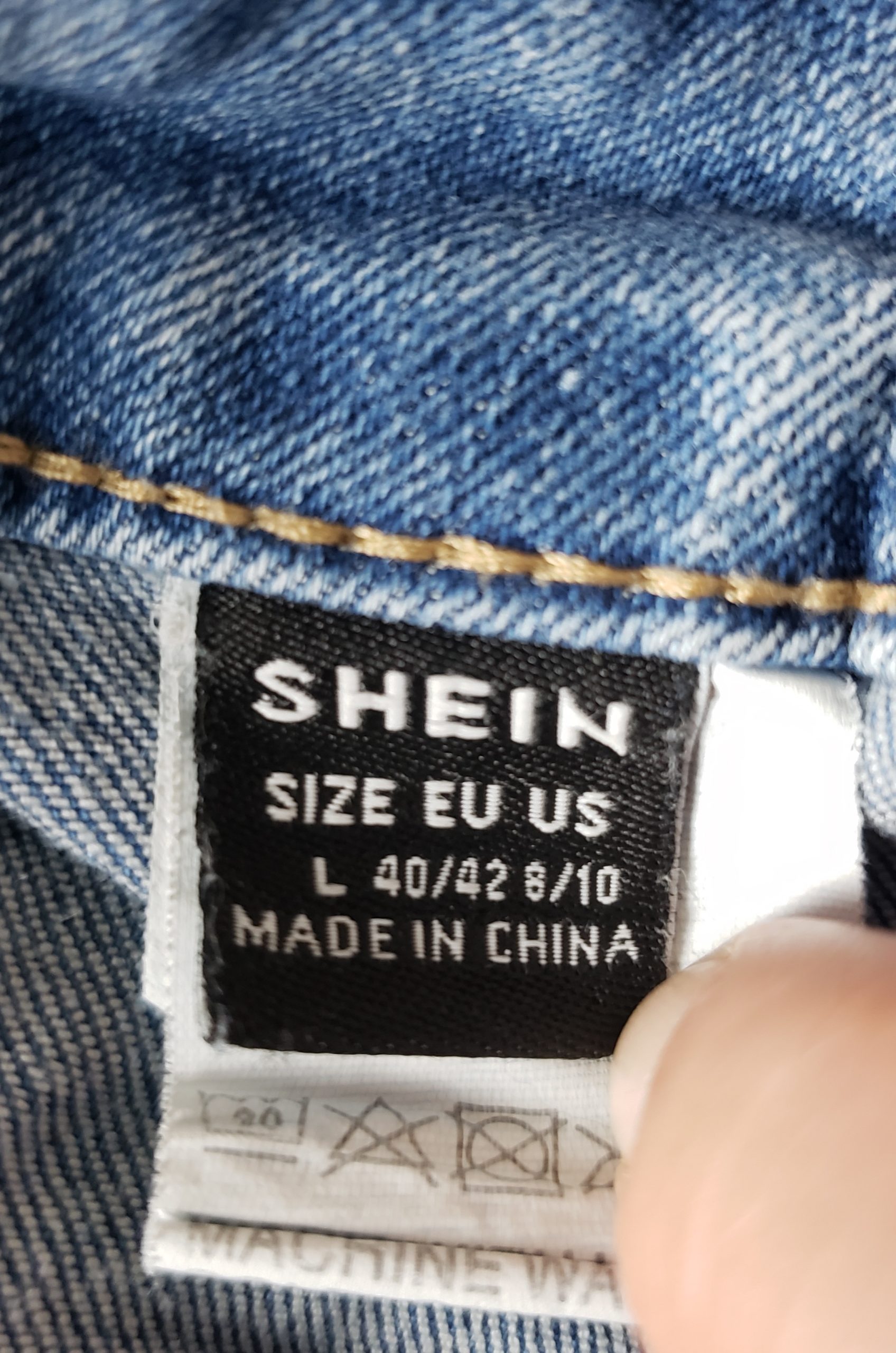 Стильні рвані джинси SHEIN - модний синій з елегантними потертостями 7 Стильні рвані джинси SHEIN - модний синій з елегантними потертостями - Зображення 7