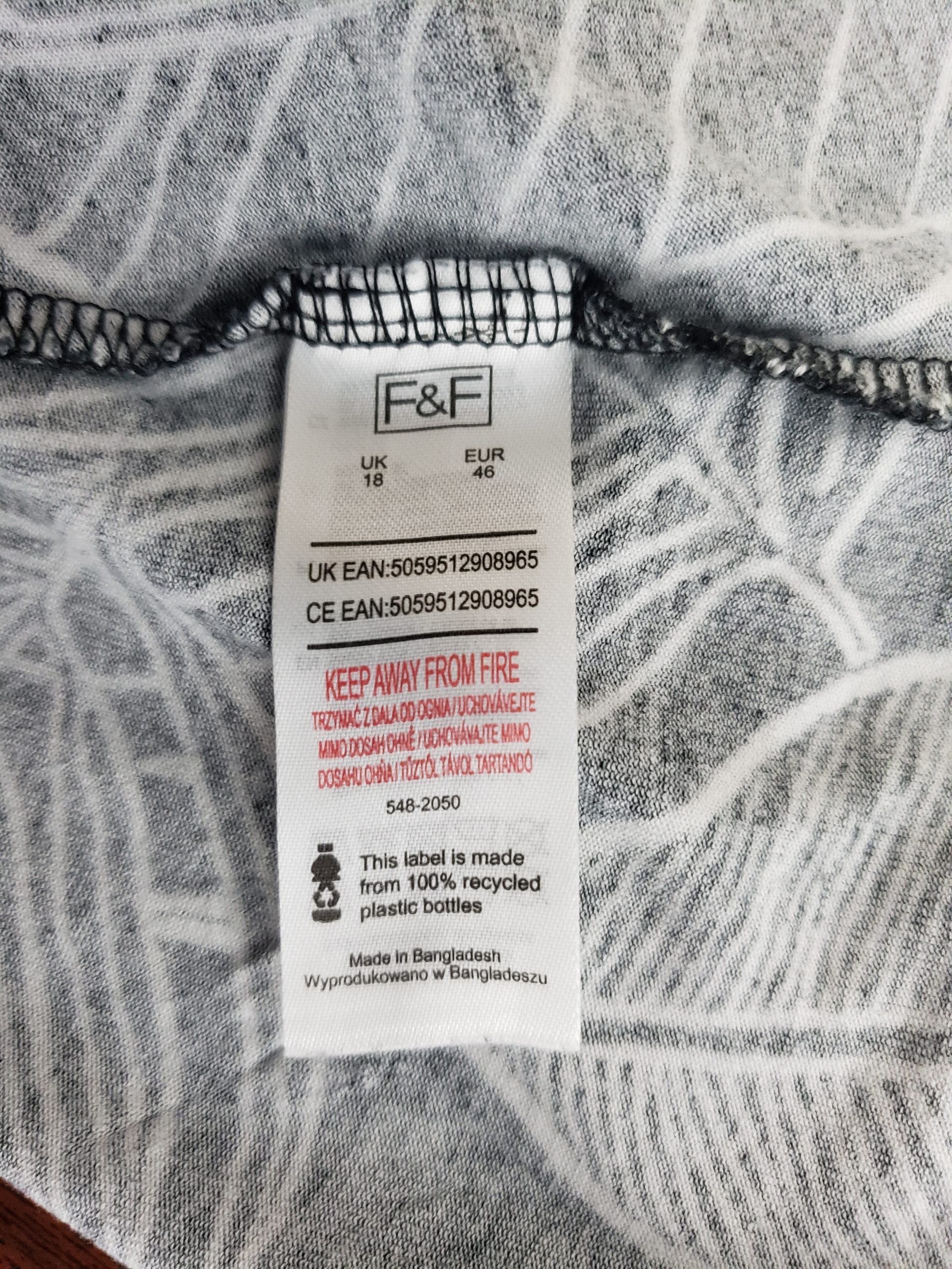 Стильний чорний топ з тропічним принтом - елегантна віскозна блуза F&F у ідеальному стані 7 Стильний чорний топ з тропічним принтом - елегантна віскозна блуза F&F у ідеальному стані - Зображення 7