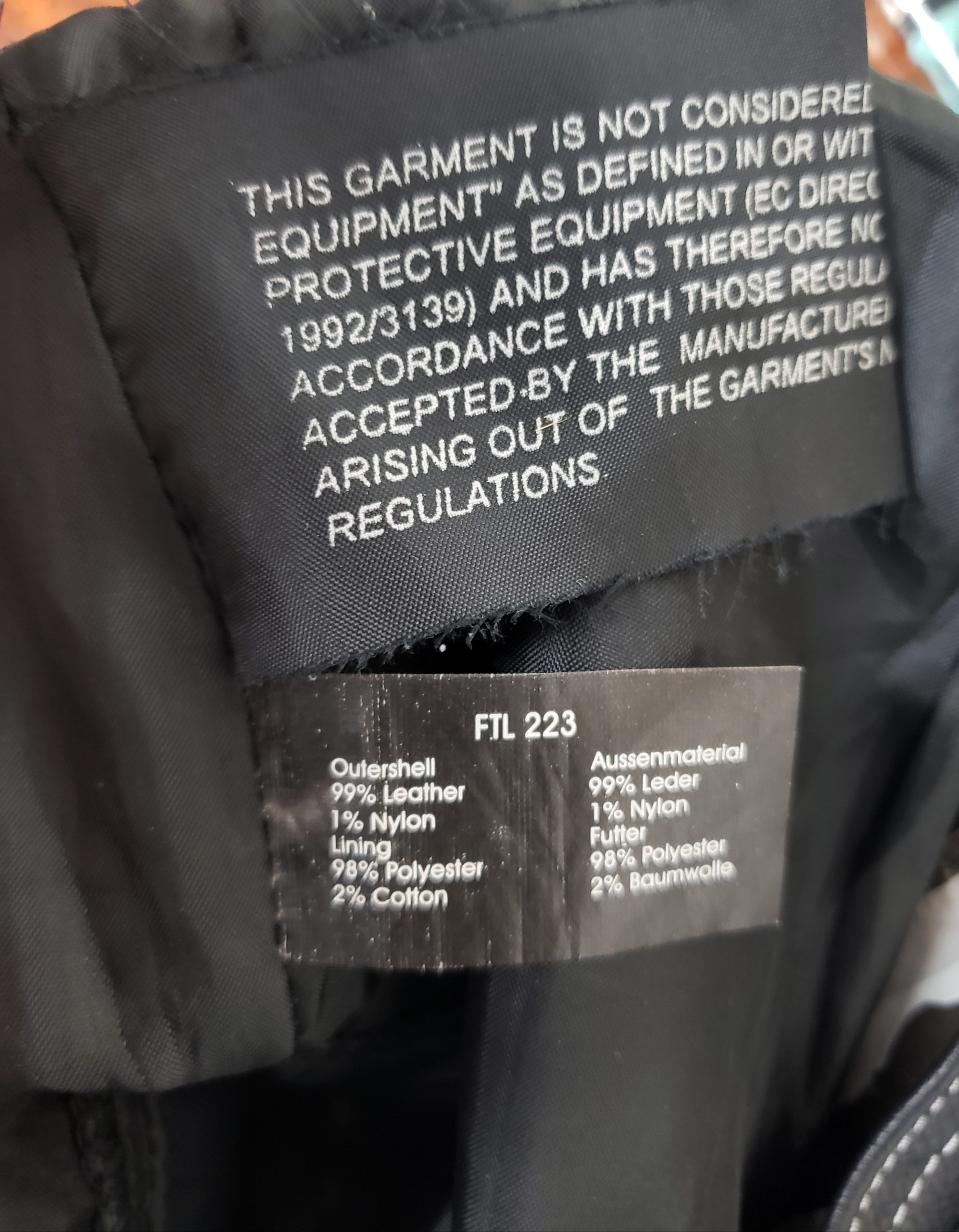 Жіночі шкіряні штани Frank Thomas для мотоциклу - чорна шкіра vintage стиль 13 Жіночі шкіряні штани Frank Thomas для мотоциклу - чорна шкіра vintage стиль - Зображення 13