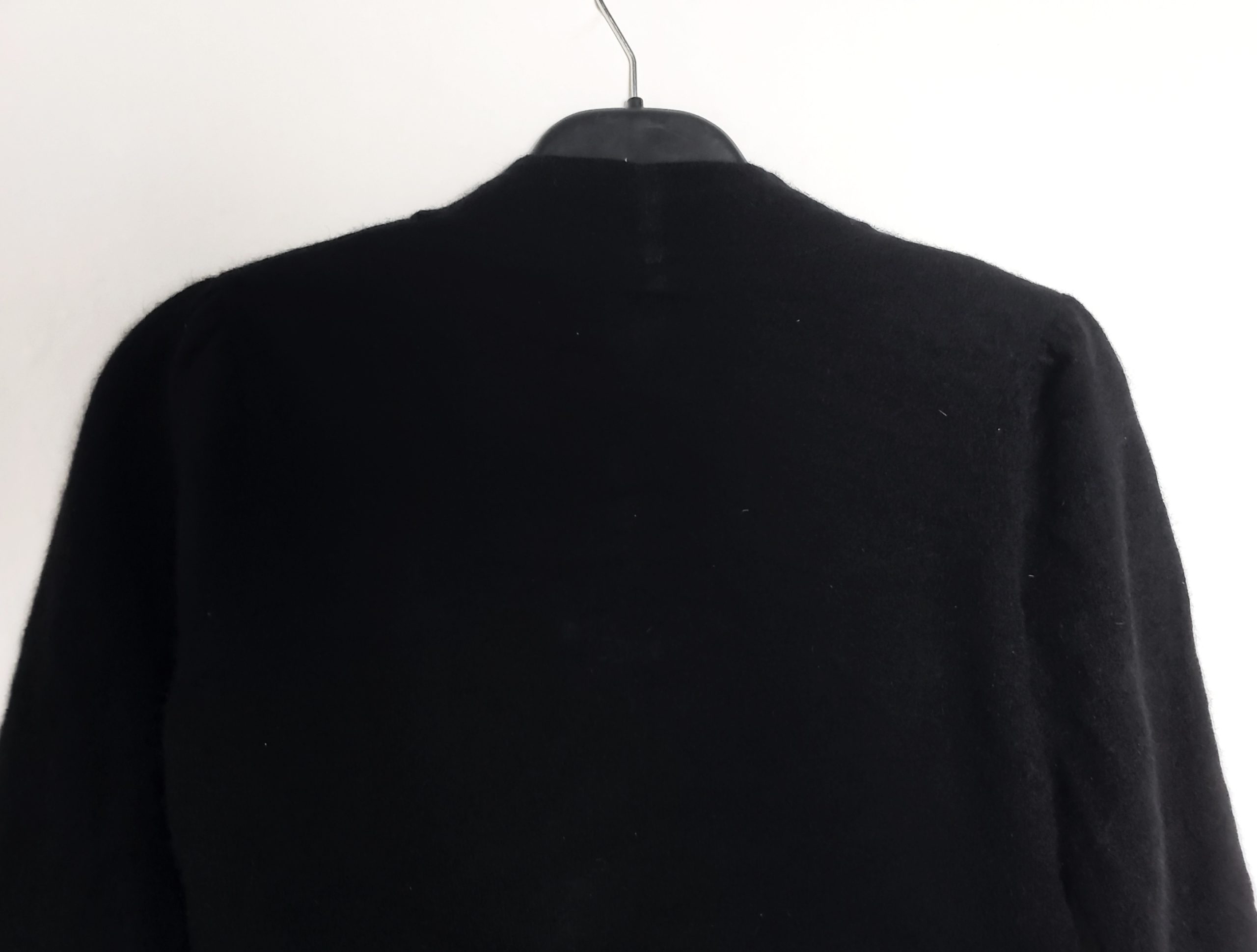 Чорне болеро з ангори та вовни з декором - елегантний кардиган для особливих випадків 2 Чорне болеро з ангори та вовни з декором - елегантний кардиган для особливих випадків - Зображення 2