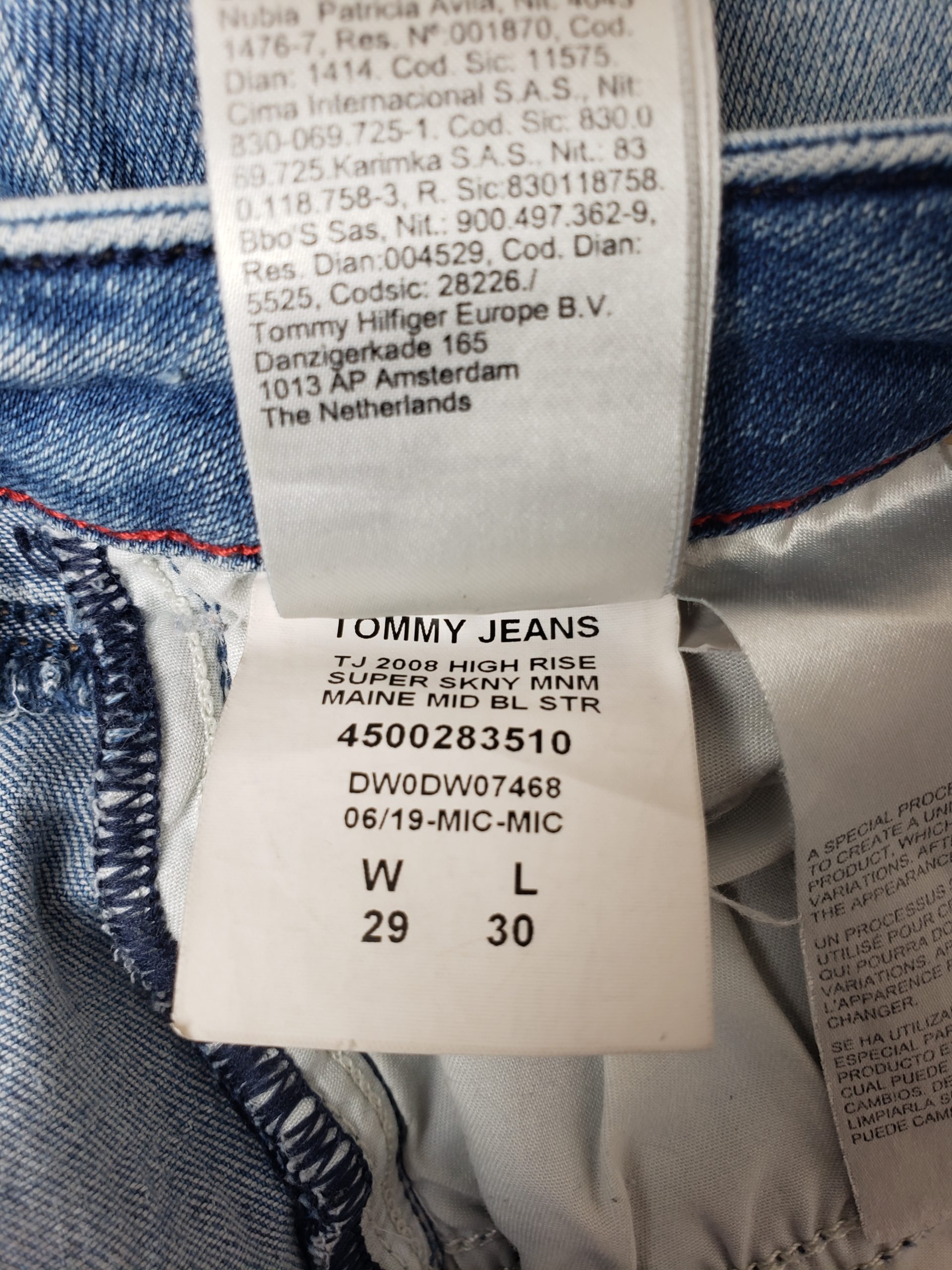 Tommy Jeans TJ 2008 High Rise Super Skinny - жіночі джинси з високою посадкою в ідеальному стані 7 Tommy Jeans TJ 2008 High Rise Super Skinny - жіночі джинси з високою посадкою в ідеальному стані - Зображення 7