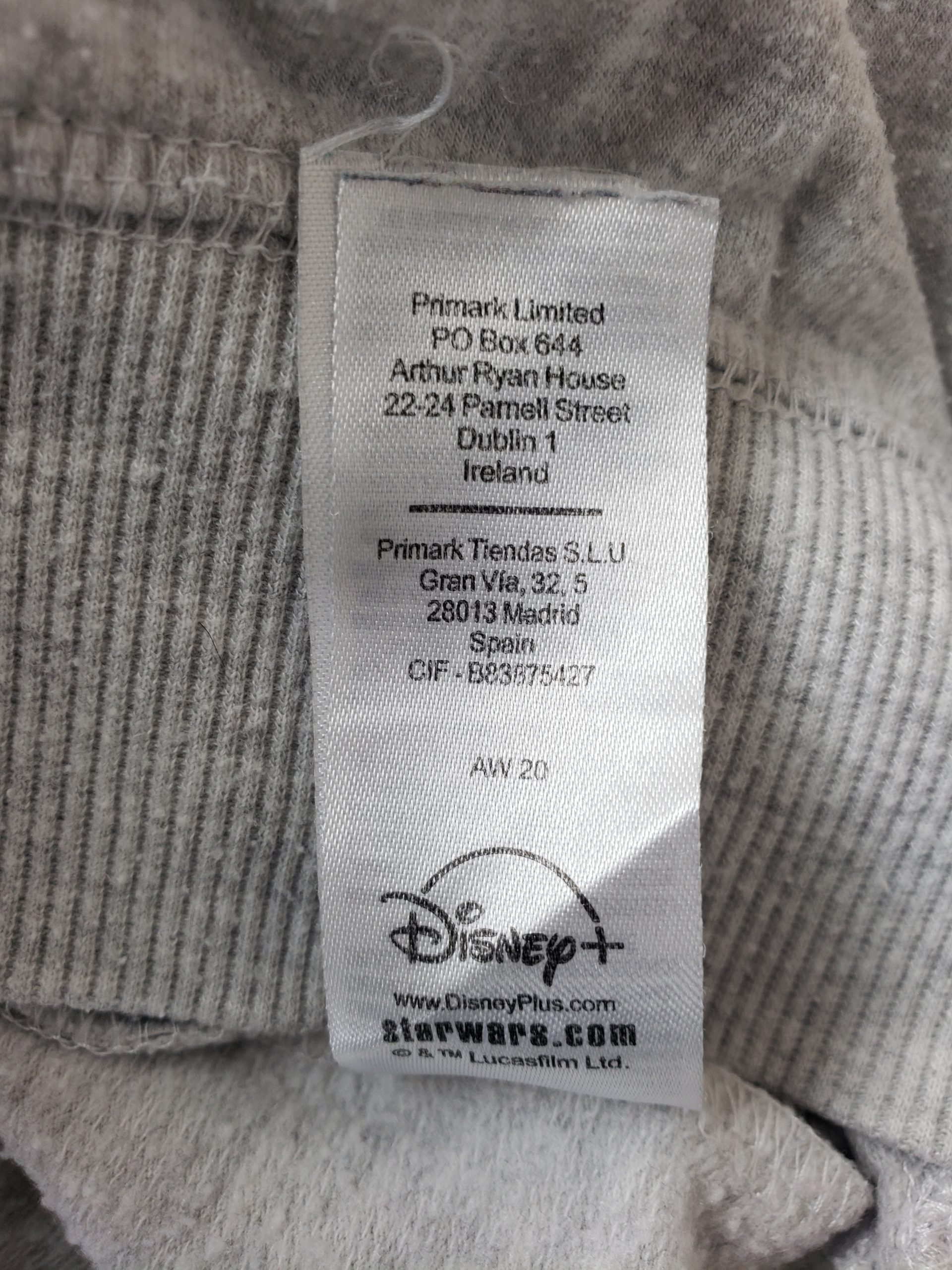 Сірий світшот Disney Star Wars Mandalorian The Child - жіночий одяг з принтом вживаний 9 Сірий світшот Disney Star Wars Mandalorian The Child - жіночий одяг з принтом вживаний - Зображення 9