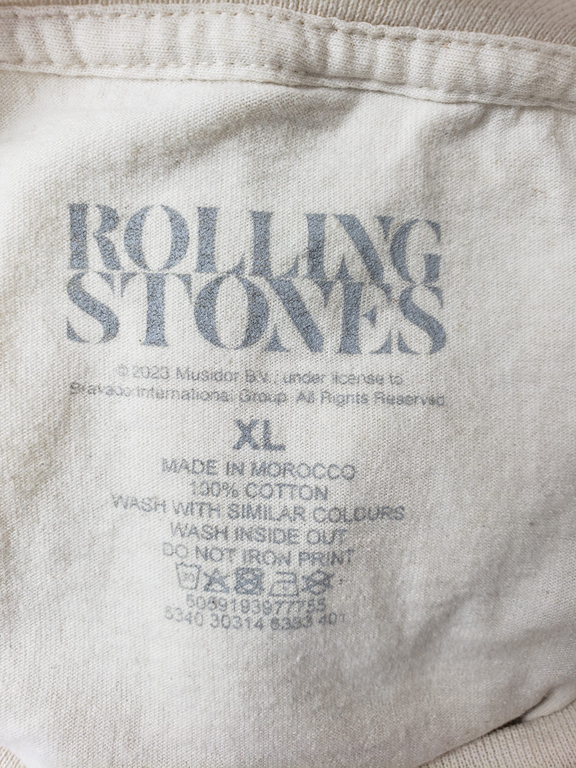 Стильна вінтажна футболка Rolling Stones - модний рок принт, елегантний білий дизайн 6 Стильна вінтажна футболка Rolling Stones - модний рок принт, елегантний білий дизайн - Зображення 6