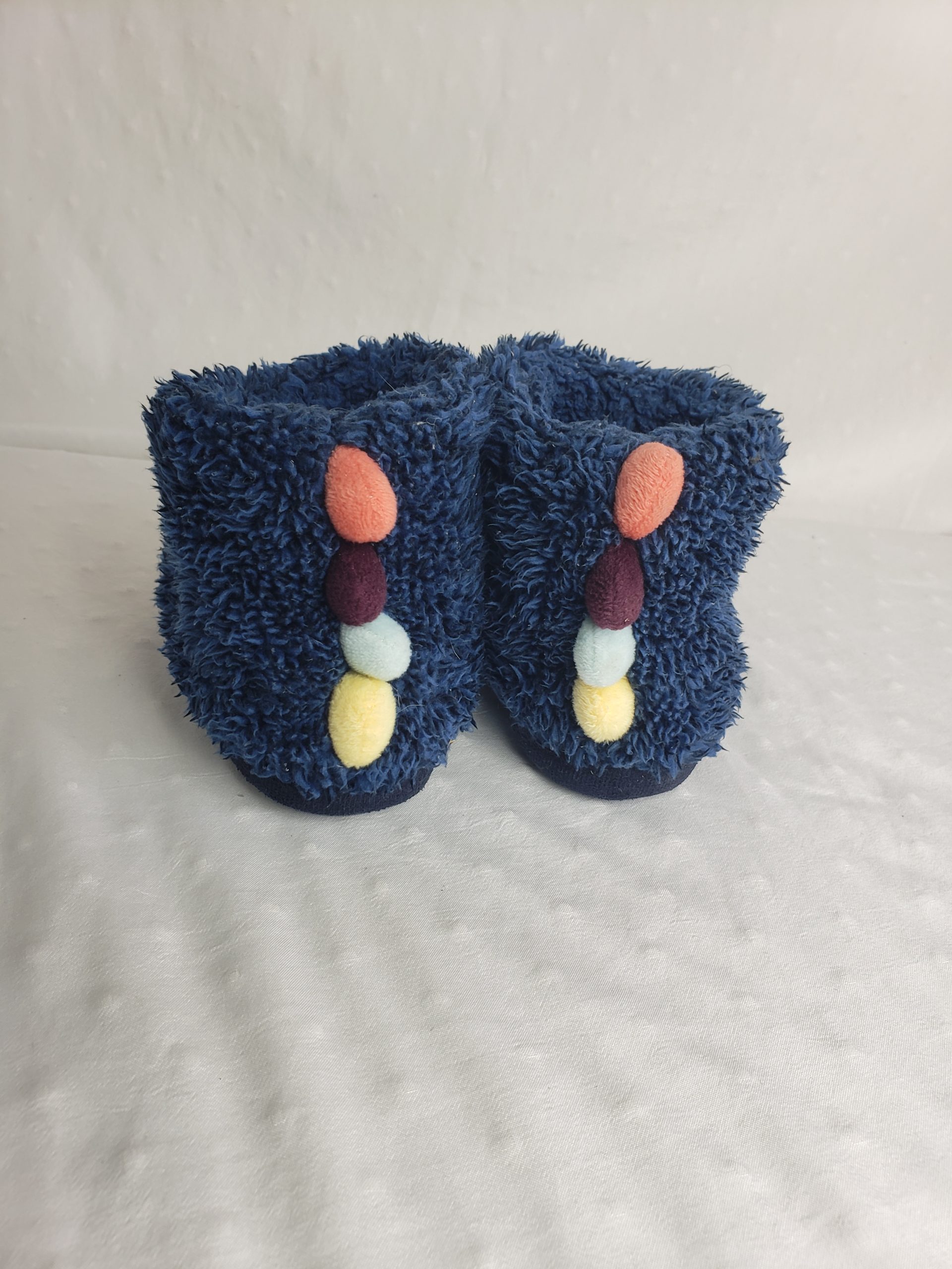 Стильні дитячі тапочки синього кольору - модний домашній комфорт для малюків 2 Стильні дитячі тапочки синього кольору - модний домашній комфорт для малюків - Зображення 2