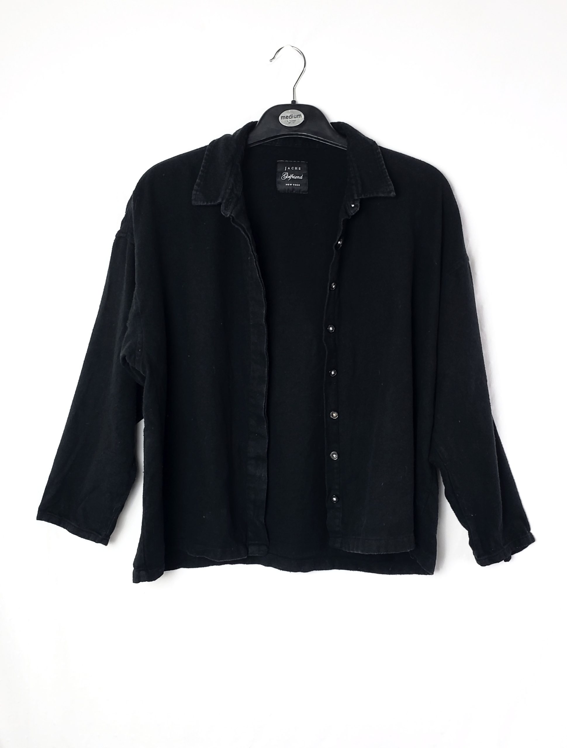 Чорна сорочка жіноча секонд хенд ідеальний стан - універсальна блузка для офісу та повсякдення 1 Чорна сорочка жіноча секонд хенд ідеальний стан - універсальна блузка для офісу та повсякдення