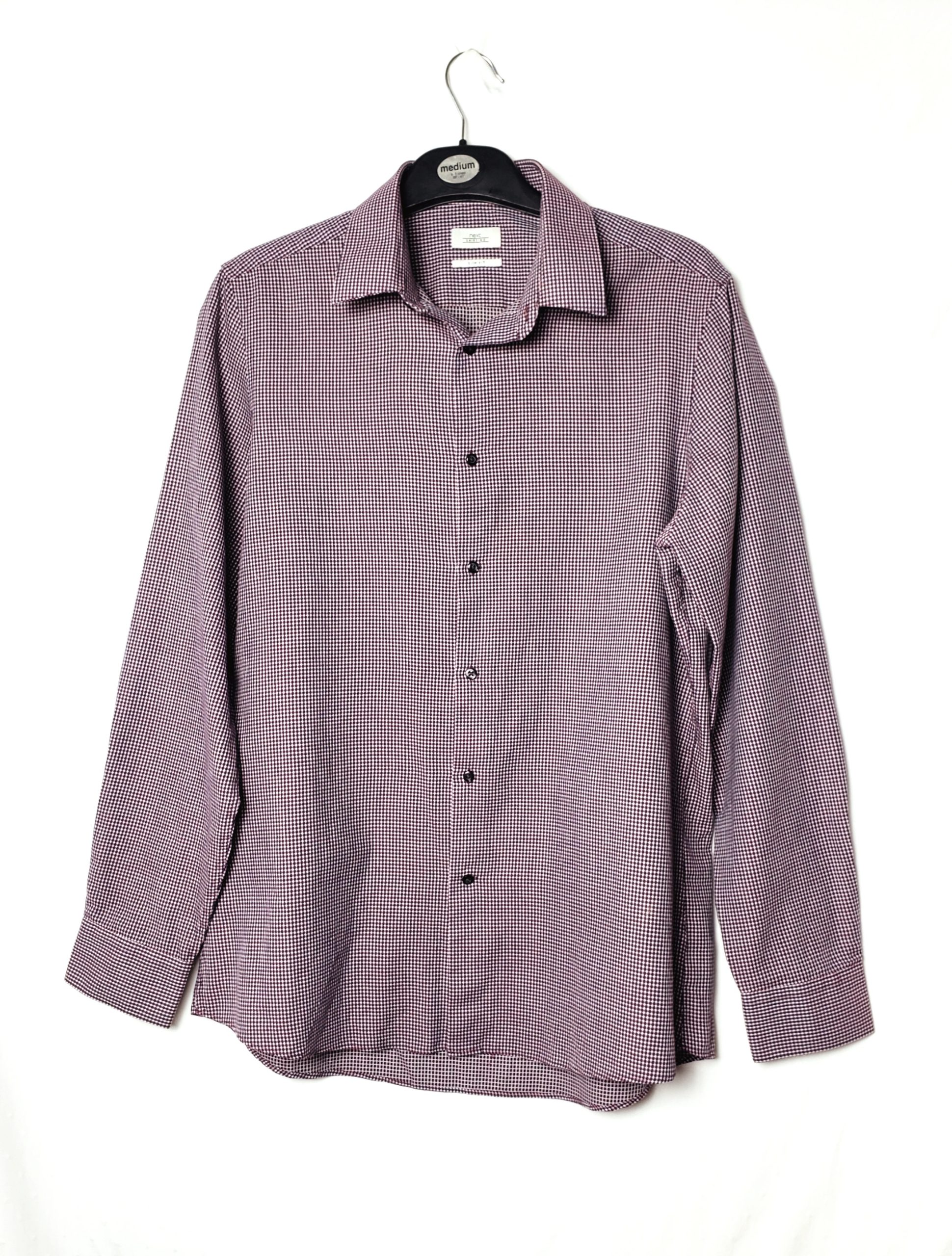 Чоловіча сорочка Next в клітинку - Slim Fit, розмір 17/43, вживана в ідеальному стані 1 Чоловіча сорочка Next в клітинку - Slim Fit, розмір 17/43, вживана в ідеальному стані