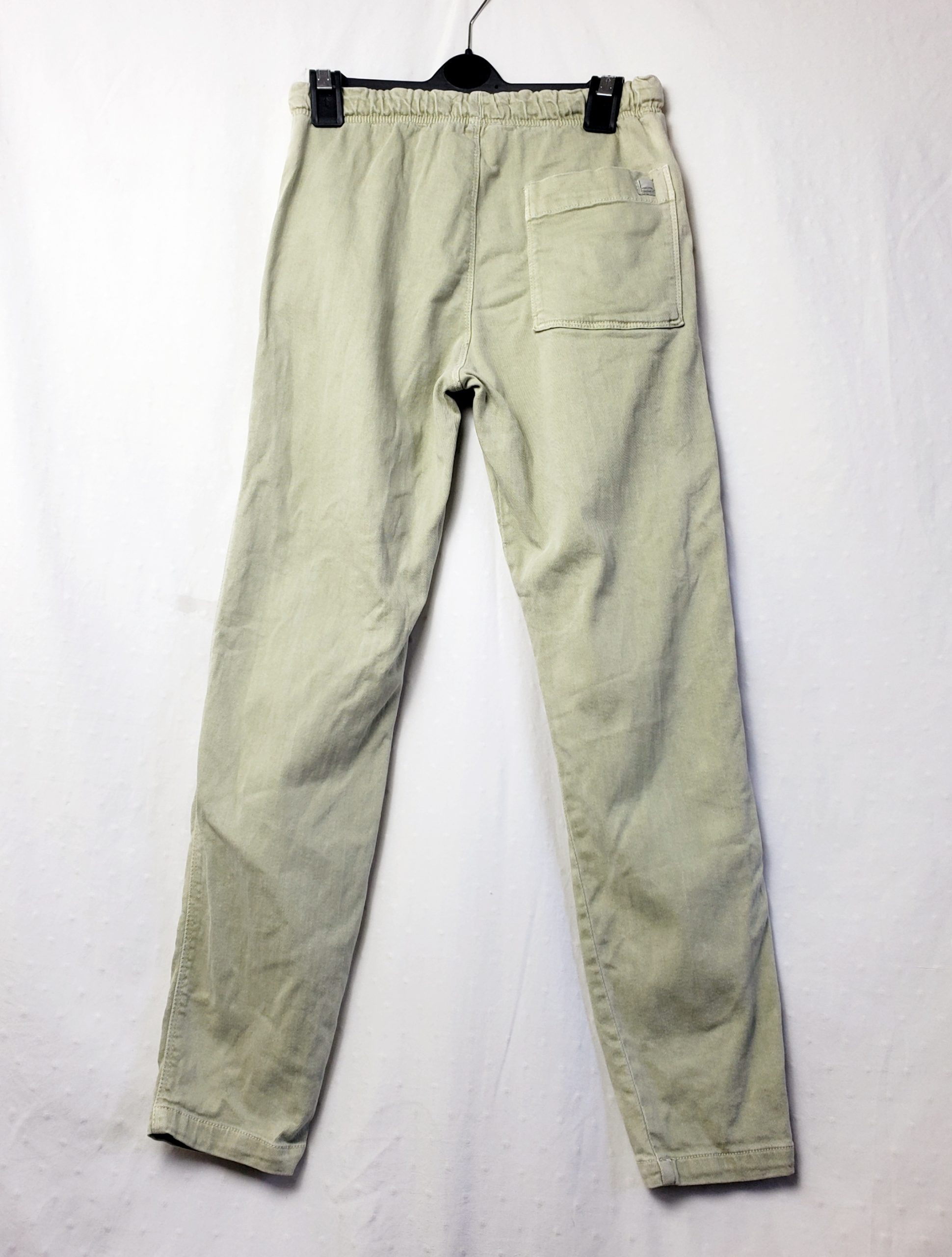 Чоловічі штани ZARA оливкові з бавовни та ліоцелу - вживані брюки в гарному стані 2 Чоловічі штани ZARA оливкові з бавовни та ліоцелу - вживані брюки в гарному стані - Зображення 2