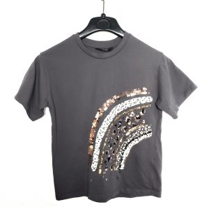 Дитяча футболка George з райдужними пайєтками 9-10 років - стильний повсякденний одяг для школи та дозвілля