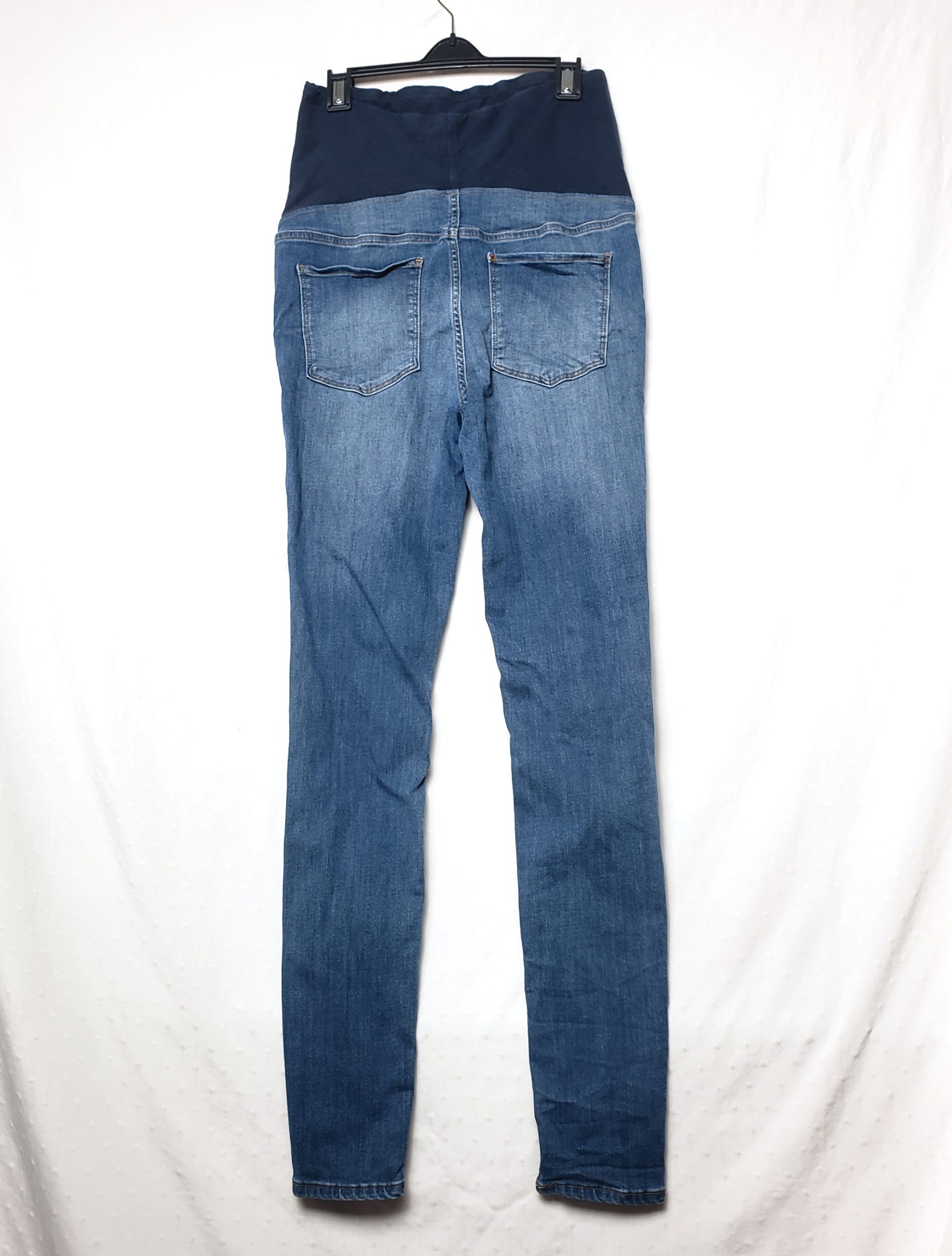 Стильні джинси для вагітних H&M Mama - елегантний синій денім у ідеальному стані 2 Стильні джинси для вагітних H&M Mama - елегантний синій денім у ідеальному стані - Зображення 2