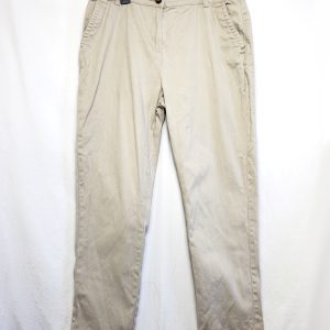 Бежеві чоловічі брюки Peacocks з бавовни - класичні штани casual стиль