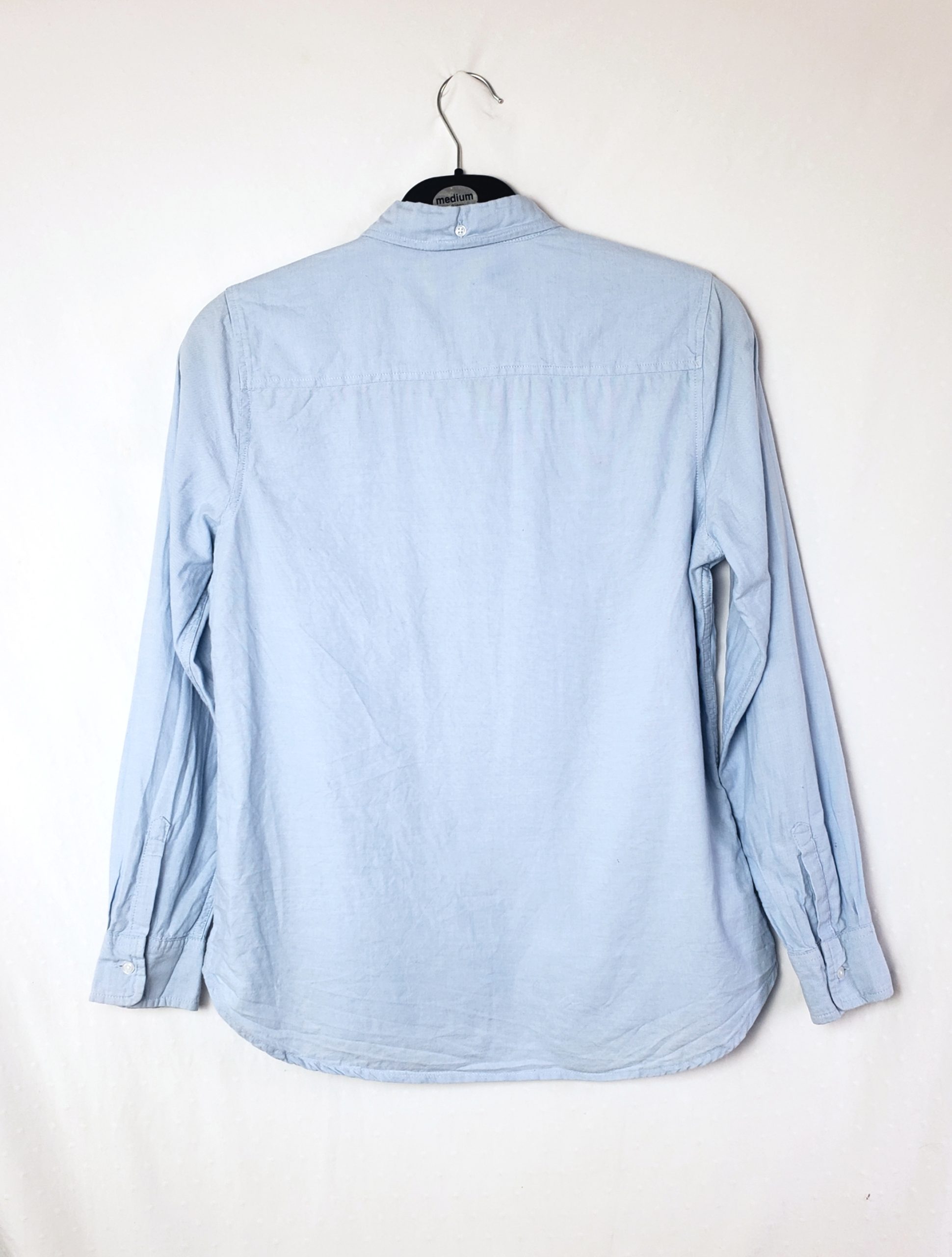 Стильна бакитна сорочка GAP - елегантний бавовняний тренд для модного образу 2 Стильна бакитна сорочка GAP - елегантний бавовняний тренд для модного образу - Зображення 2