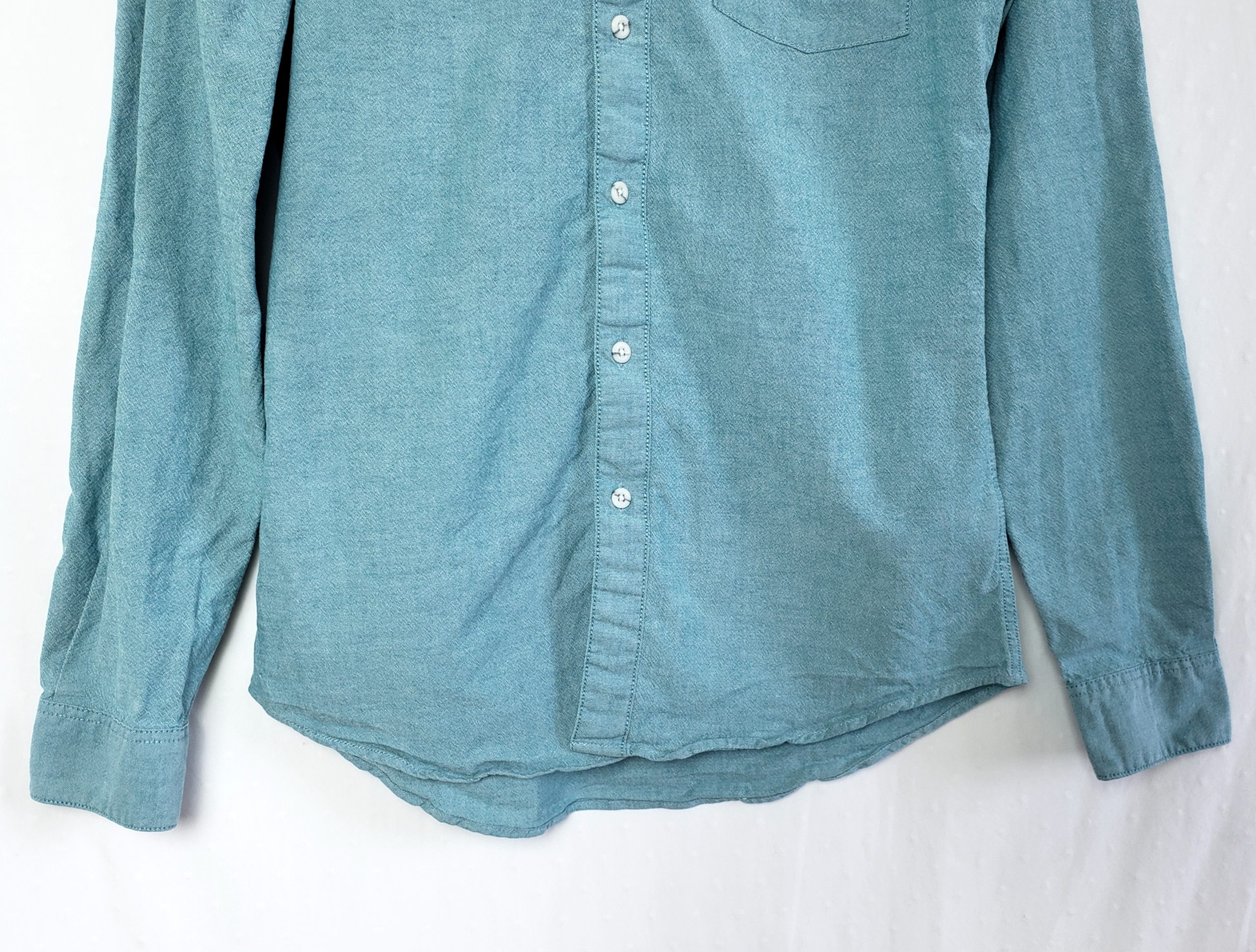 Бакитна чоловіча сорочка Topman - повсякденний стиль для роботи та відпочинку 4 Бакитна чоловіча сорочка Topman - повсякденний стиль для роботи та відпочинку - Зображення 4