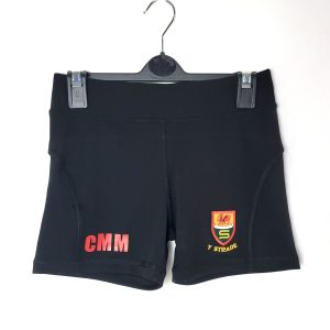 Чорні спортивні шорти жіночі з логотипом - висока якість, комфорт, еластичність