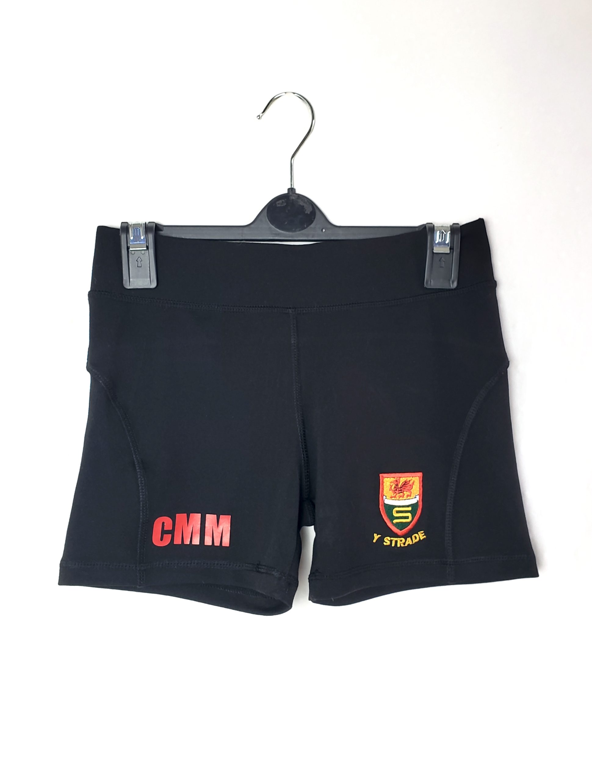 Чорні спортивні шорти жіночі з логотипом - висока якість, комфорт, еластичність 1 Чорні спортивні шорти жіночі з логотипом - висока якість, комфорт, еластичність