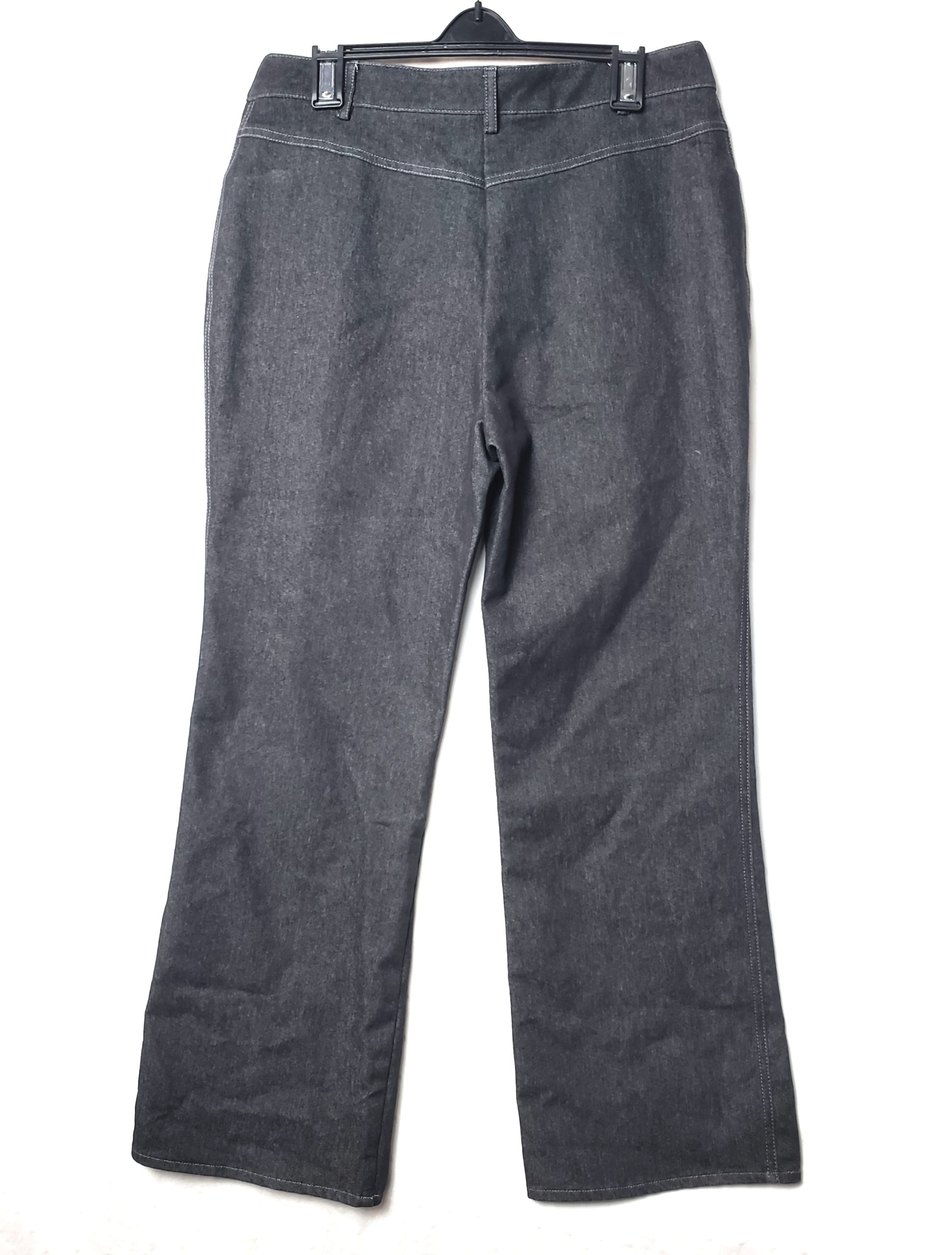 Сірі жіночі брюки Per Una розмір 14S - класичні штани з бавовни 2 Сірі жіночі брюки Per Una розмір 14S - класичні штани з бавовни - Зображення 2