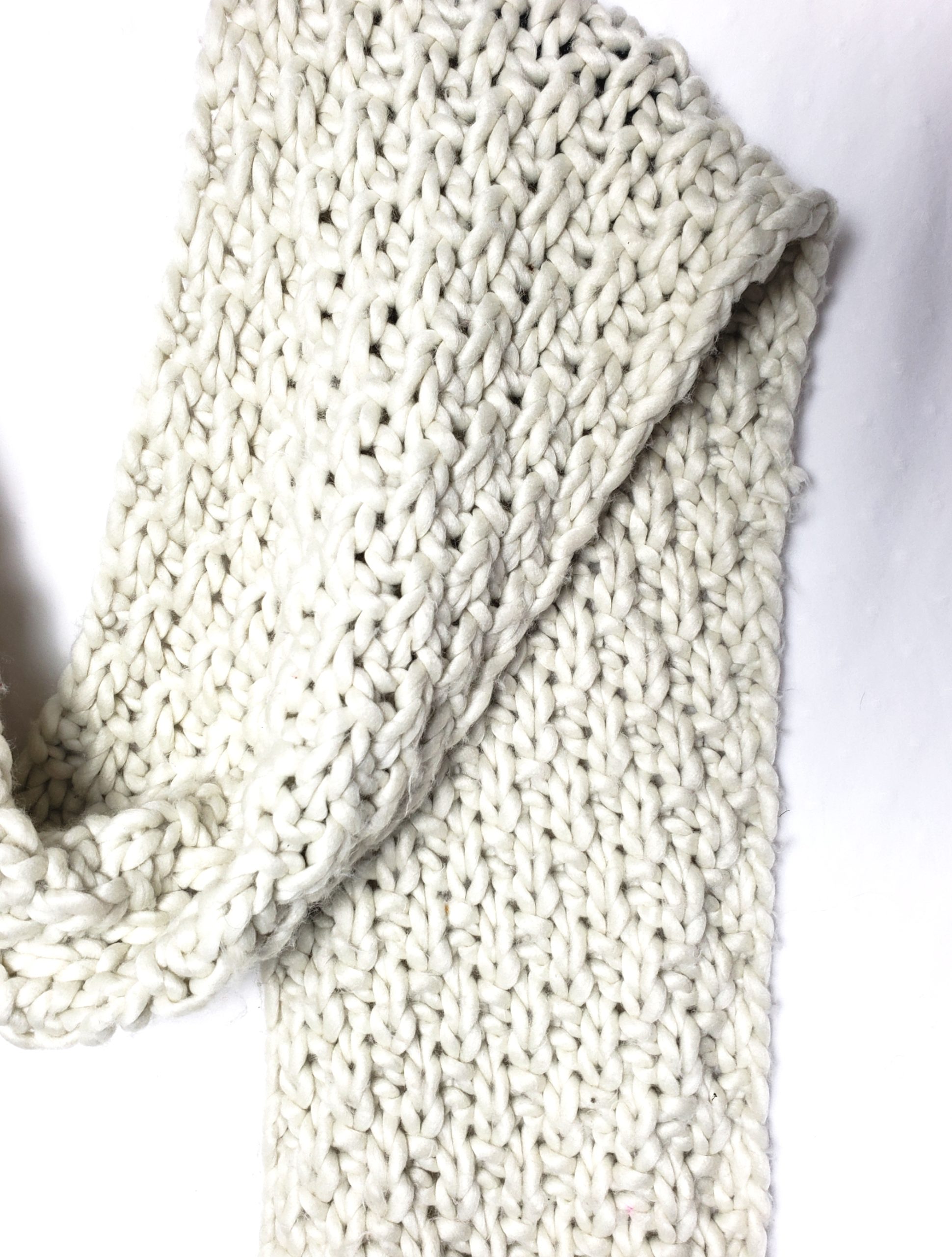 Стильний шарф слонова кістка - елегантний акриловий аксесуар модний тренд 250см 2 Стильний шарф слонова кістка - елегантний акриловий аксесуар модний тренд 250см - Зображення 2