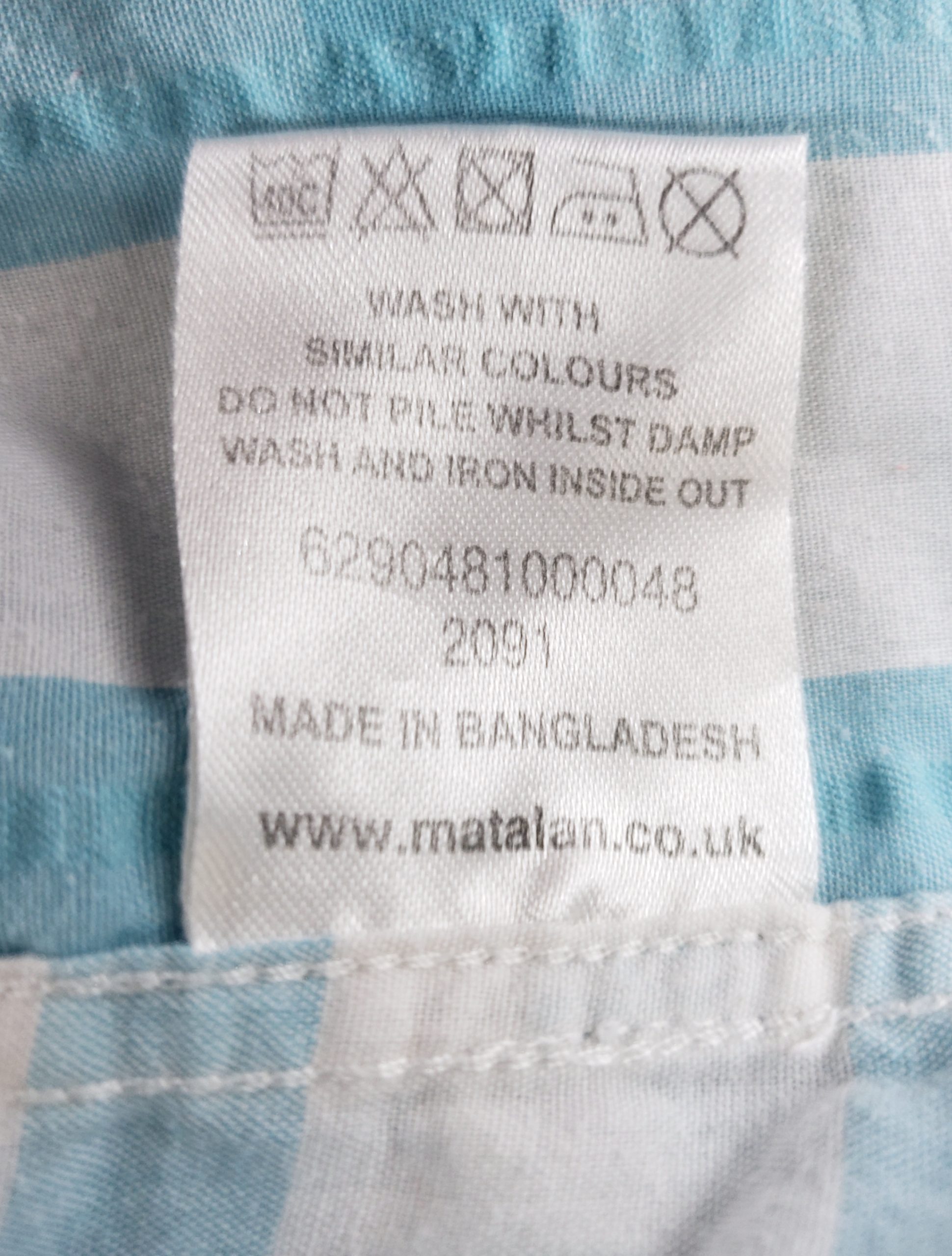 Сорочка чоловіча в клітинку Lincoln біло-синя літня casual повсякденна вживана 9 Сорочка чоловіча в клітинку Lincoln біло-синя літня casual повсякденна вживана - Зображення 9